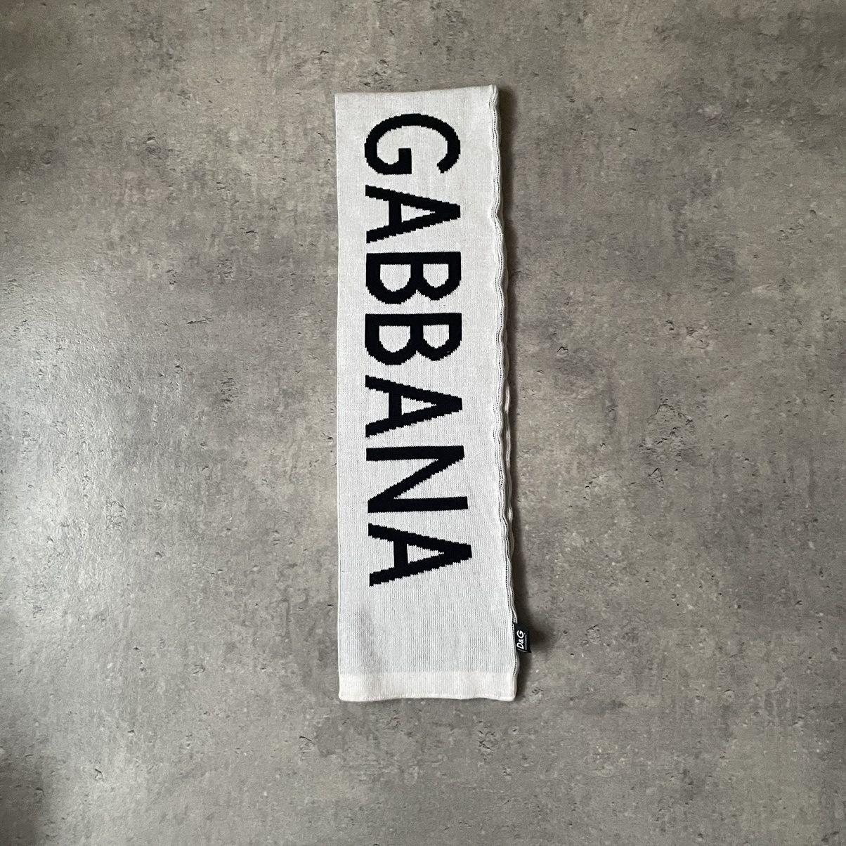 Dolce & Gabbana × Vintage Vintage Dolce&Gabbana Big Logo Scarf Size ONE SIZE - 2 Thumbnail