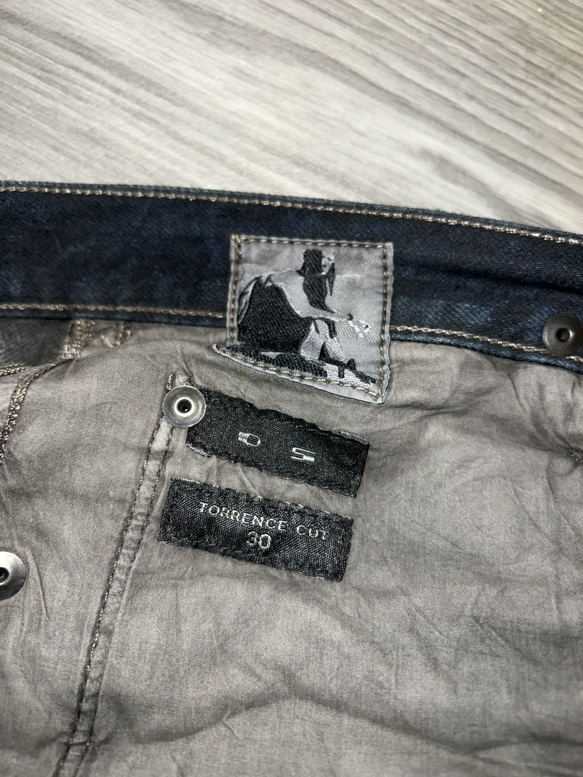 Rick Owens Rick Owens Torrence cut raw denim Size US 30 / EU 46 - 4 Thumbnail