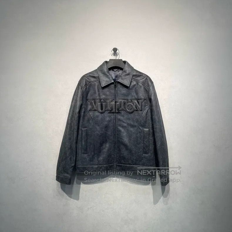 Louis Vuitton Louis Vuitton Printed old leather jacket Size US M / EU 48-50 / 2 - 1 Thumbnail