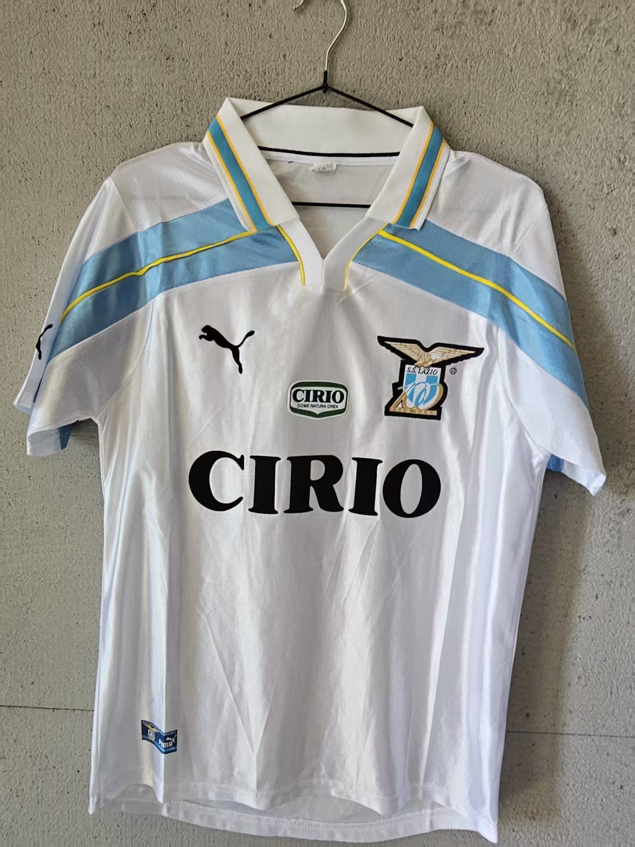 Other 1999 2000 Lazio #10 Crespo Jersey Home Size US XL / EU 56 / 4 - 2 Thumbnail