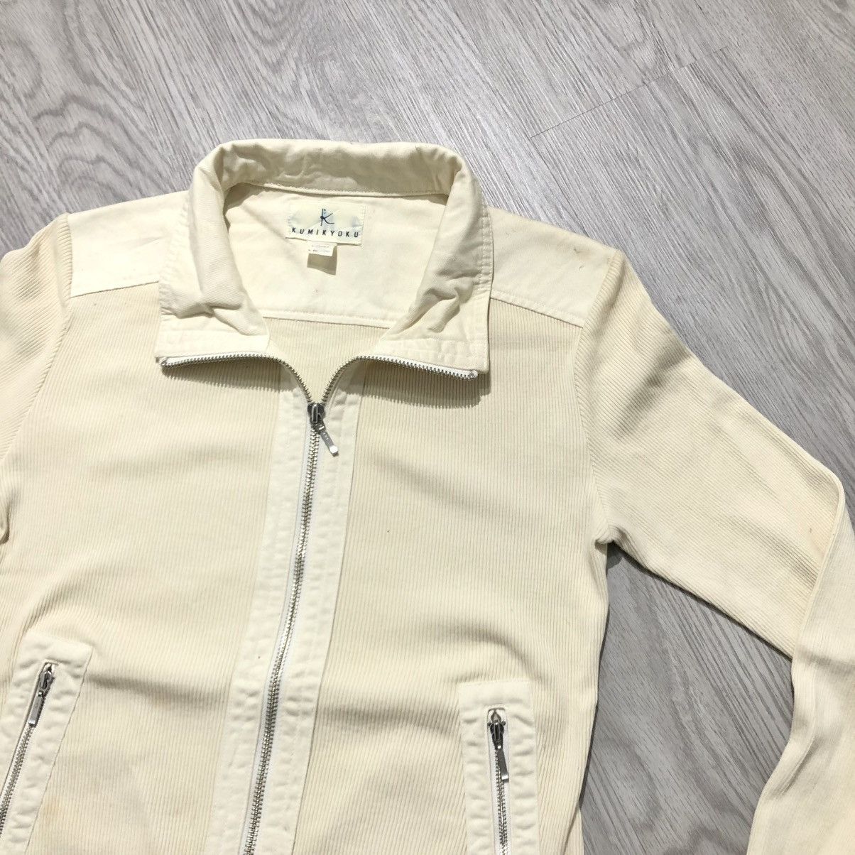 Beauty Beast 2000s Kumikyoku Corduroy Jacket Beauty Beast Beige Size US XS / EU 42 / 0 - 2 Thumbnail