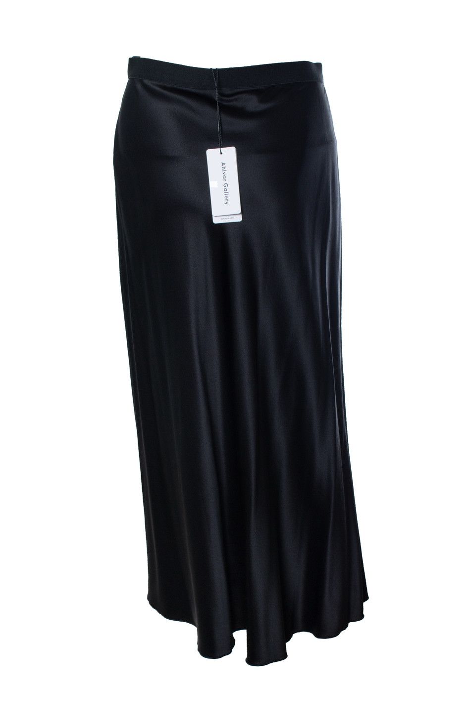 Other Ahlvar gallery, black silk midi skirt Size 28" / US 6 / IT 42 - 3 Thumbnail