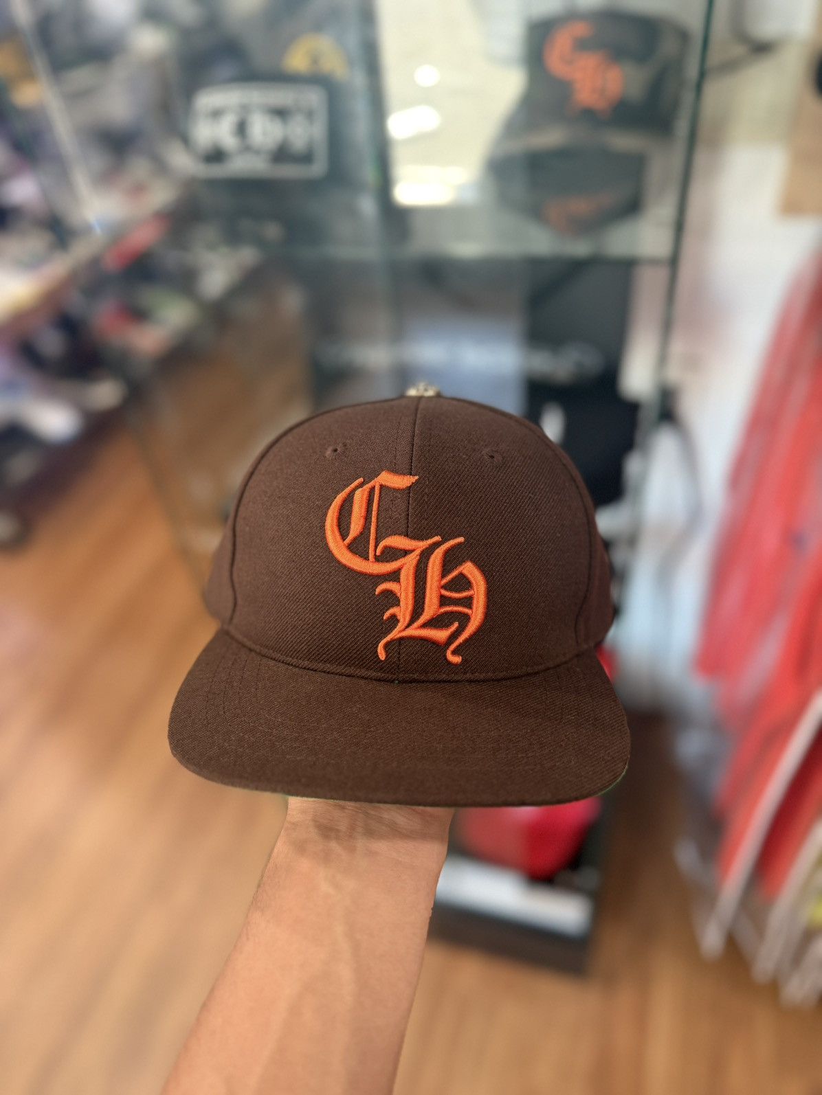 Chrome Hearts Chrome Heart Baseball Cap Browns Color | Grailed