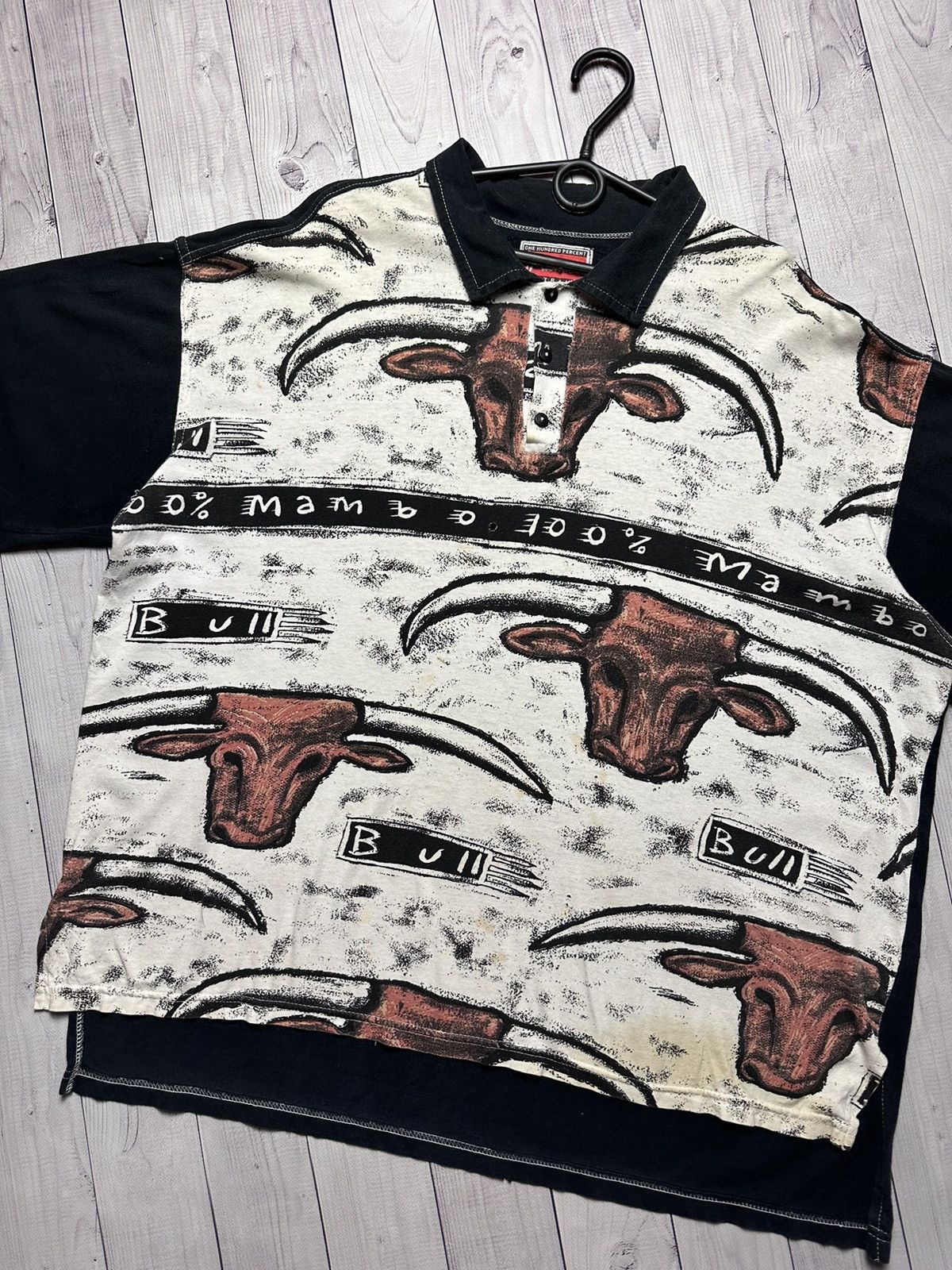 Mambo × Vintage Vintage Mambo Bull polo very logo rare size L Size US L / EU 52-54 / 3 - 2 Thumbnail