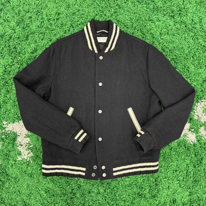 Saint Laurent Paris Saint Laurent Paris Signature baseball jacket-2506 Size US M / EU 48-50 / 2 - 2 Thumbnail