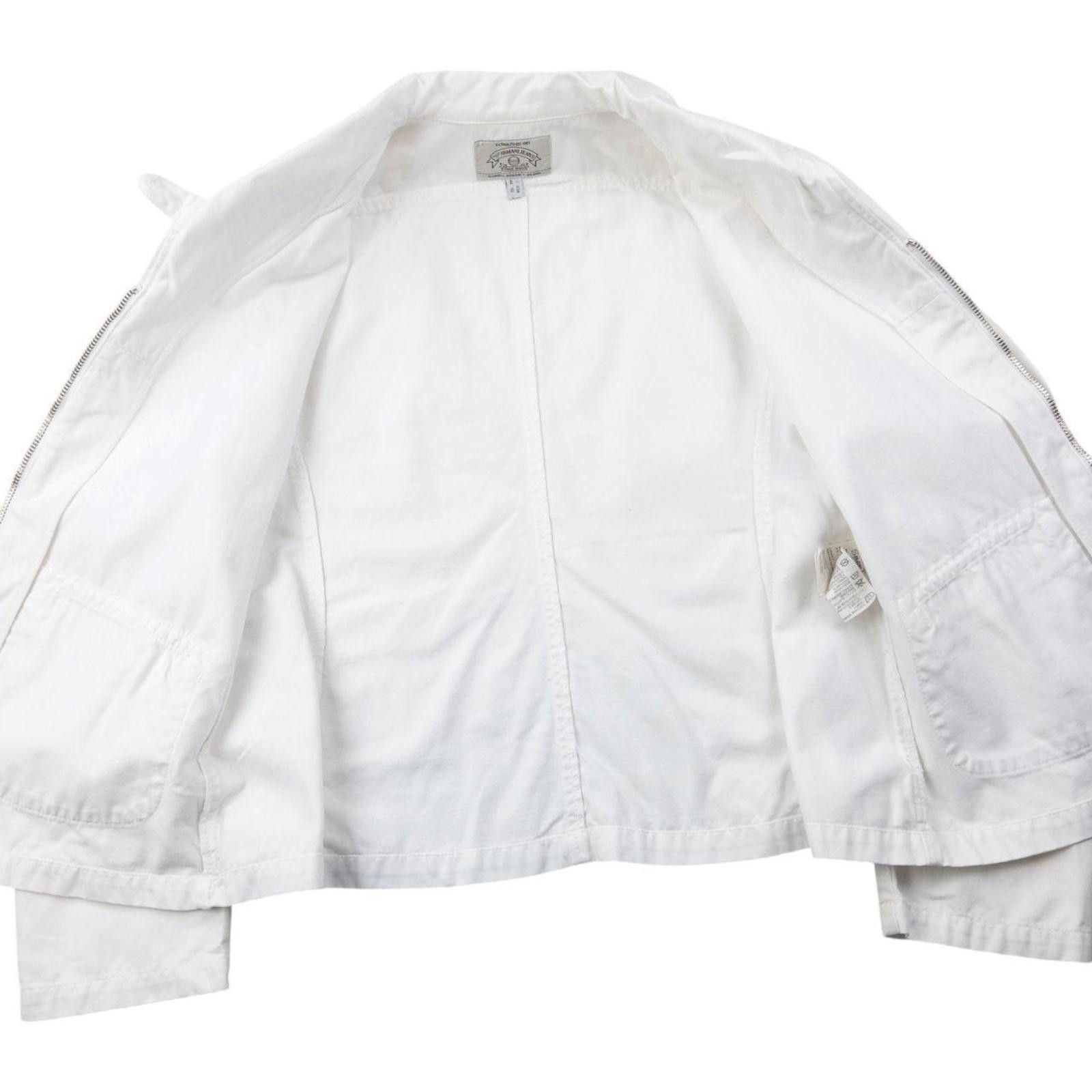 Armani Vintage 90s Armani Jeans Zip Up Jacket Womens Size S Size L / US 10 / IT 46 - 4 Thumbnail