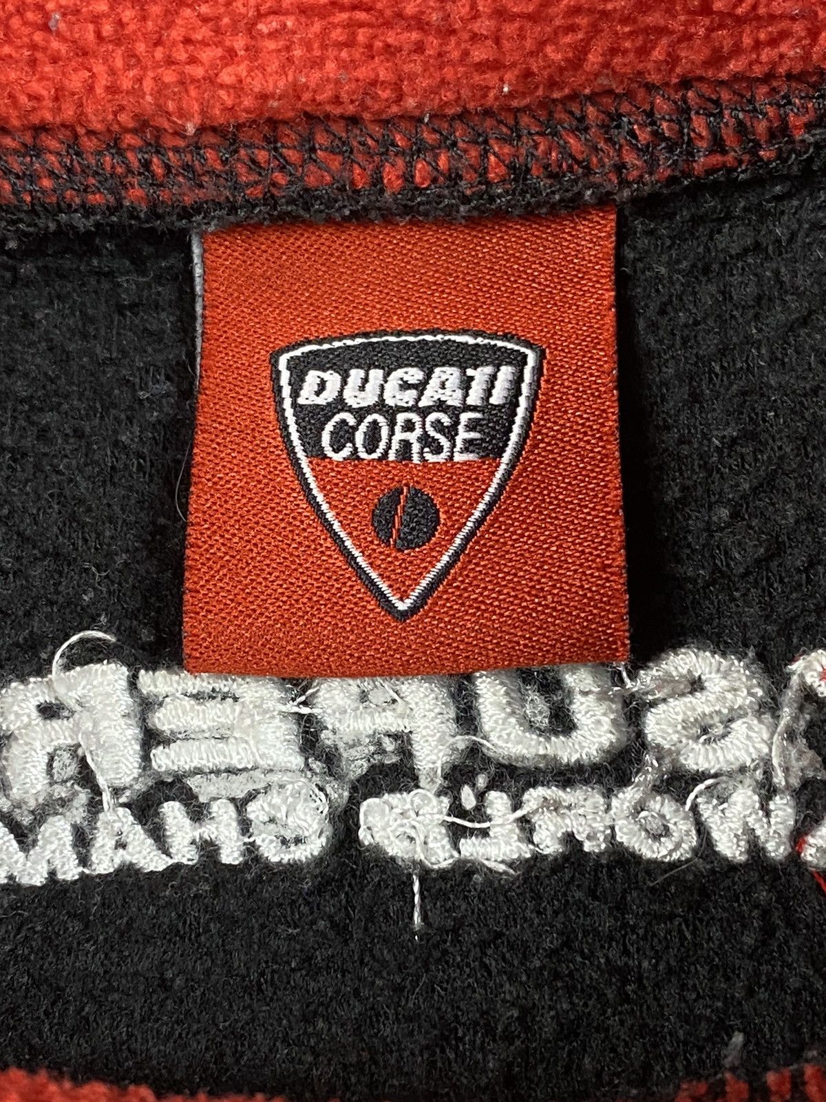 Ducati × Vintage Vintage Ducati Corse Racing Super Bike Fleece Bomber Size US L / EU 52-54 / 3 - 12 Thumbnail