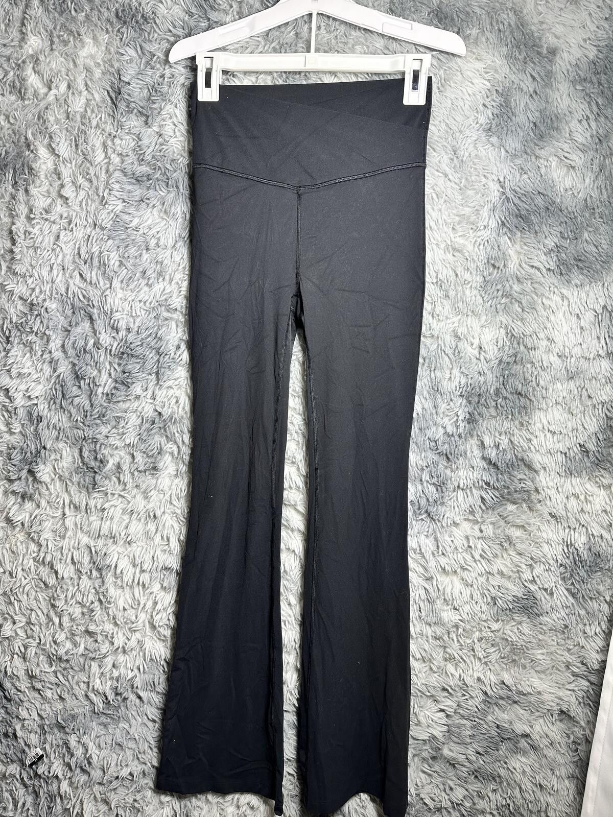Other Black High Waist Flared Yoga Pants Size 28" / US 6 / IT 42 - 1 Thumbnail