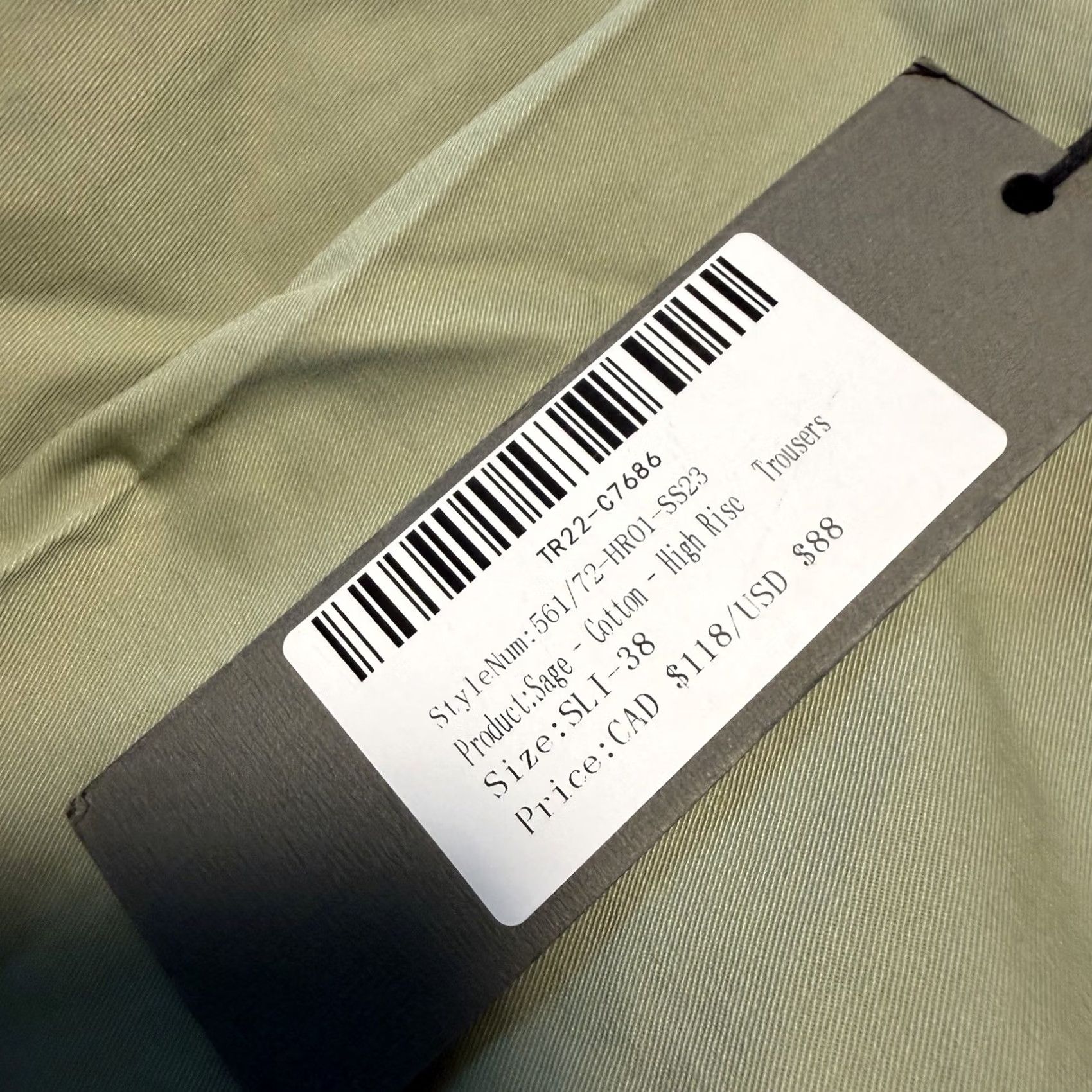 Vintage Spier & Mackay Slim Trousers Mens 38x28 Sage Green Adjustable Buckle Pleated New Size US 38 / EU 54 - 6 Thumbnail