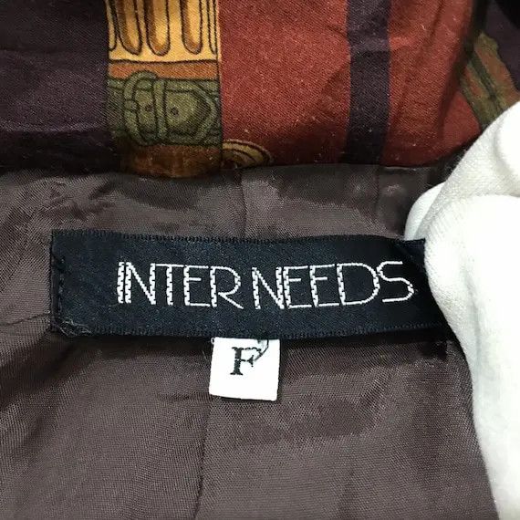 Vintage Vintage INTER NEEDS Monograms Gangster Coogi Style Jacket Size M / US 6-8 / IT 42-44 - 8 Thumbnail