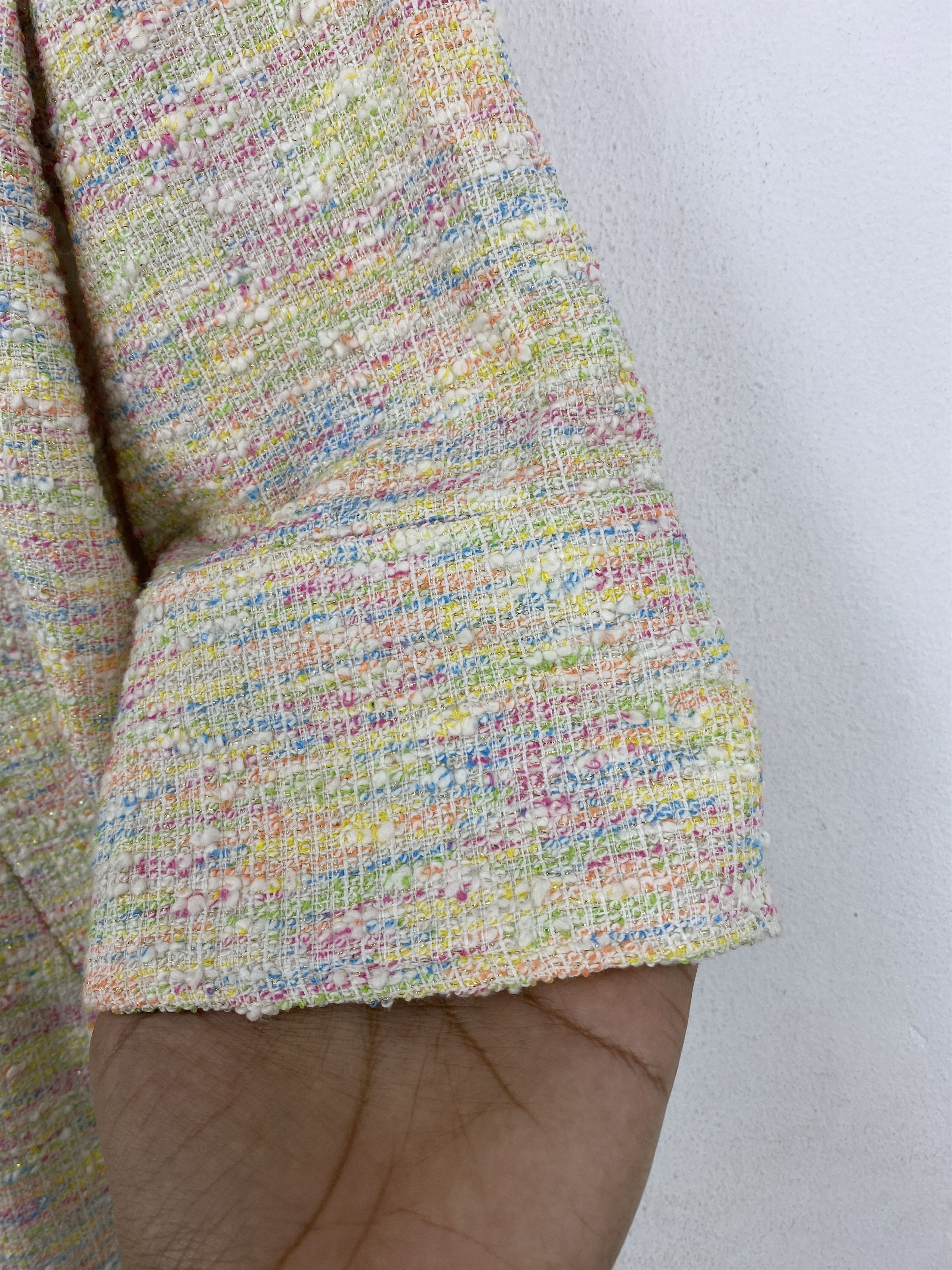 Japanese Brand Vintage Mr Bee Wool Duffle Rainbow Jacket Coat JA0116 Size US S / EU 44-46 / 1 - 8 Thumbnail