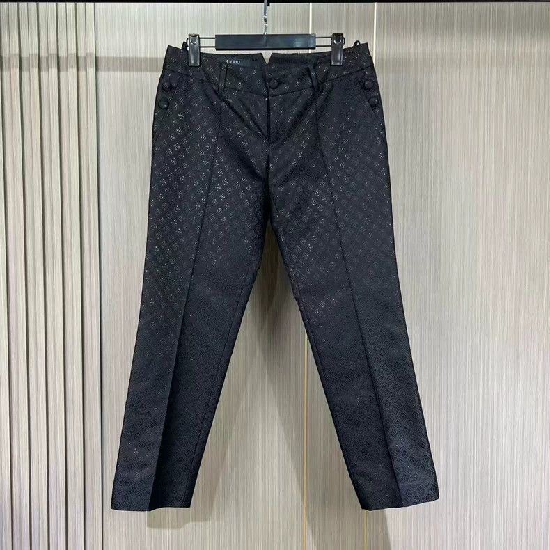 Gucci Gucci Cccard full-print trousers 2502-Nextarrow Size US 26 / EU 42 - 1 Thumbnail