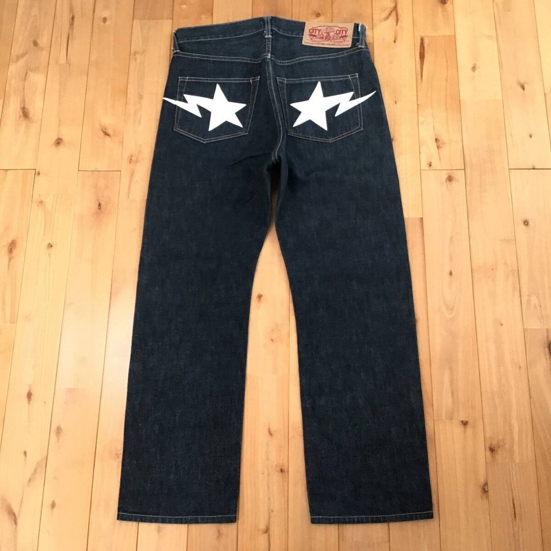 Aape × Bape × Wrangler Rare Aape Bape x Wrangler Loose Denim