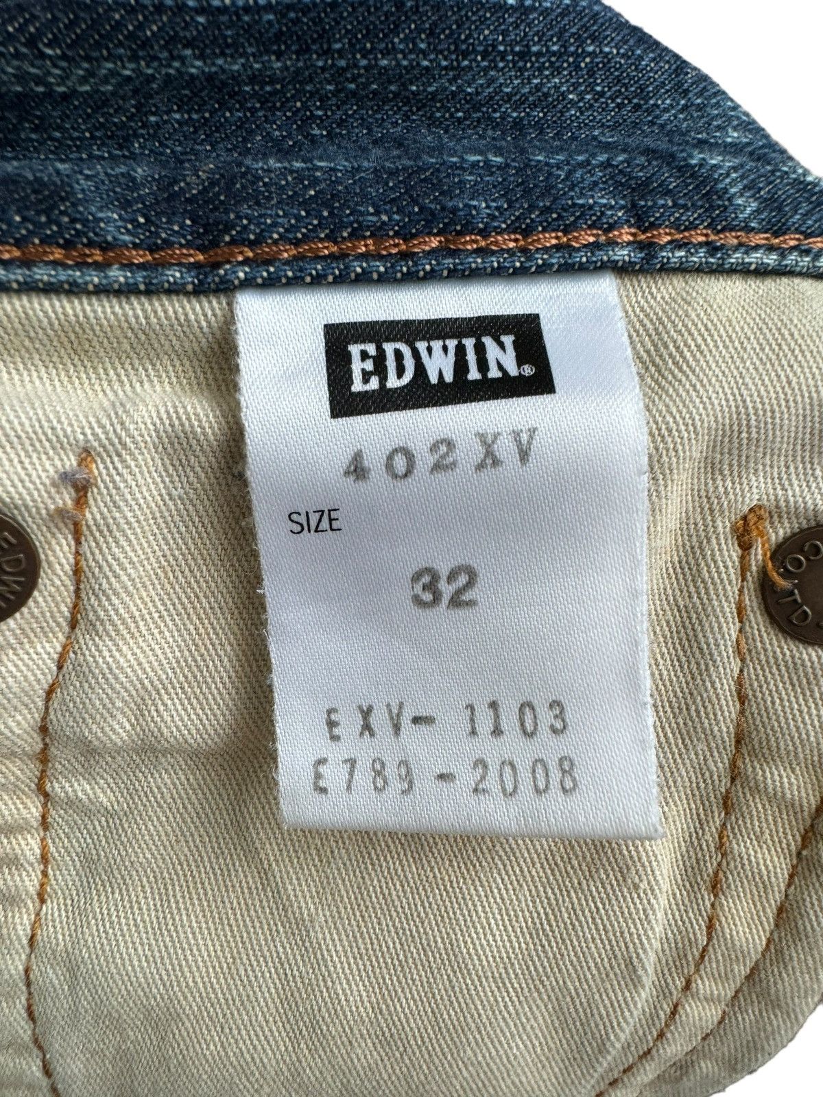 Edwin Vintage Edwin XV Distressed Baggy Jeans lgb style Size US 34 / EU 50 - 9 Thumbnail