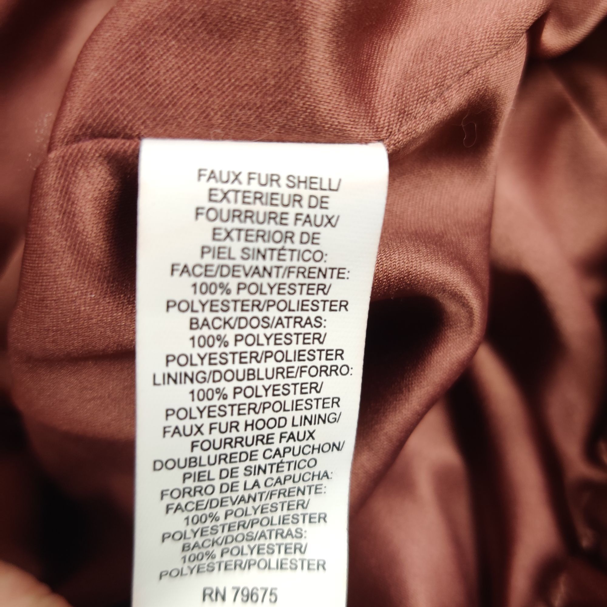 Lucky Brand Lucky Brand L Womens Pink Faux Fur Hooded Jacket Rose Gold Z Size L / US 10 / IT 46 - 9 Thumbnail