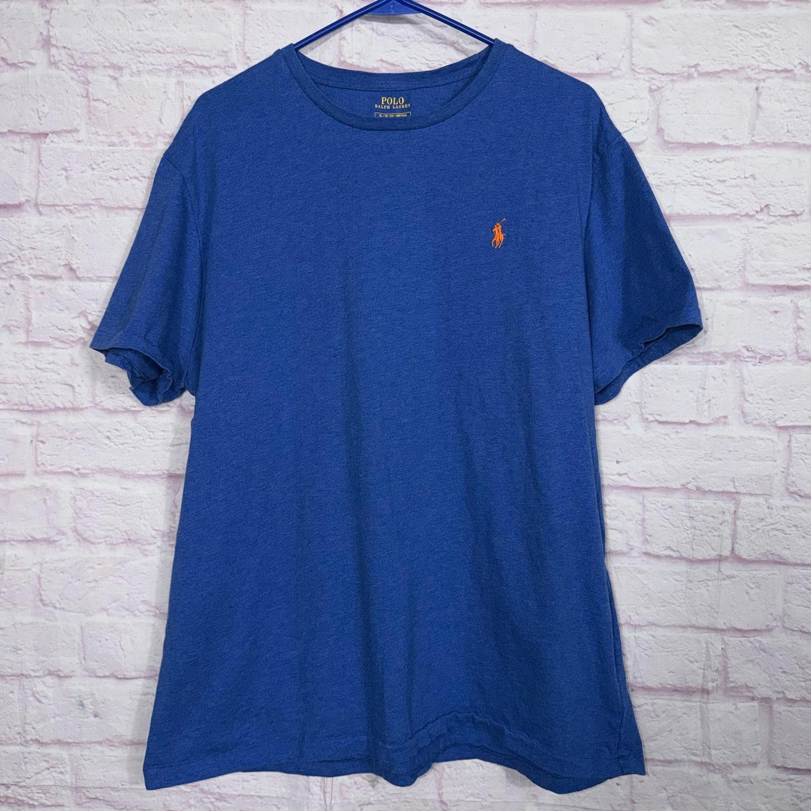 Polo Ralph Lauren Polo Ralph Lauren XL Blue Crew Neck T-Shirt Size US XL / EU 56 / 4 - 1 Thumbnail