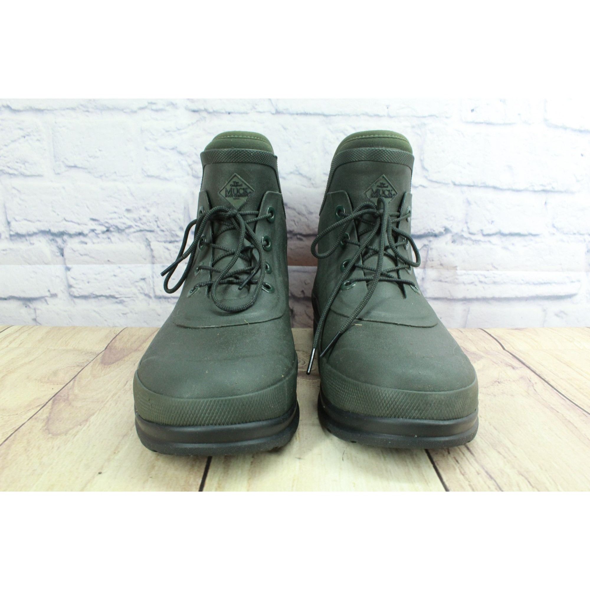 Other Original Muck Boot Co Men's Moss Rubber Lace-Up Mid Boots Size US 10 / EU 43 - 4 Thumbnail