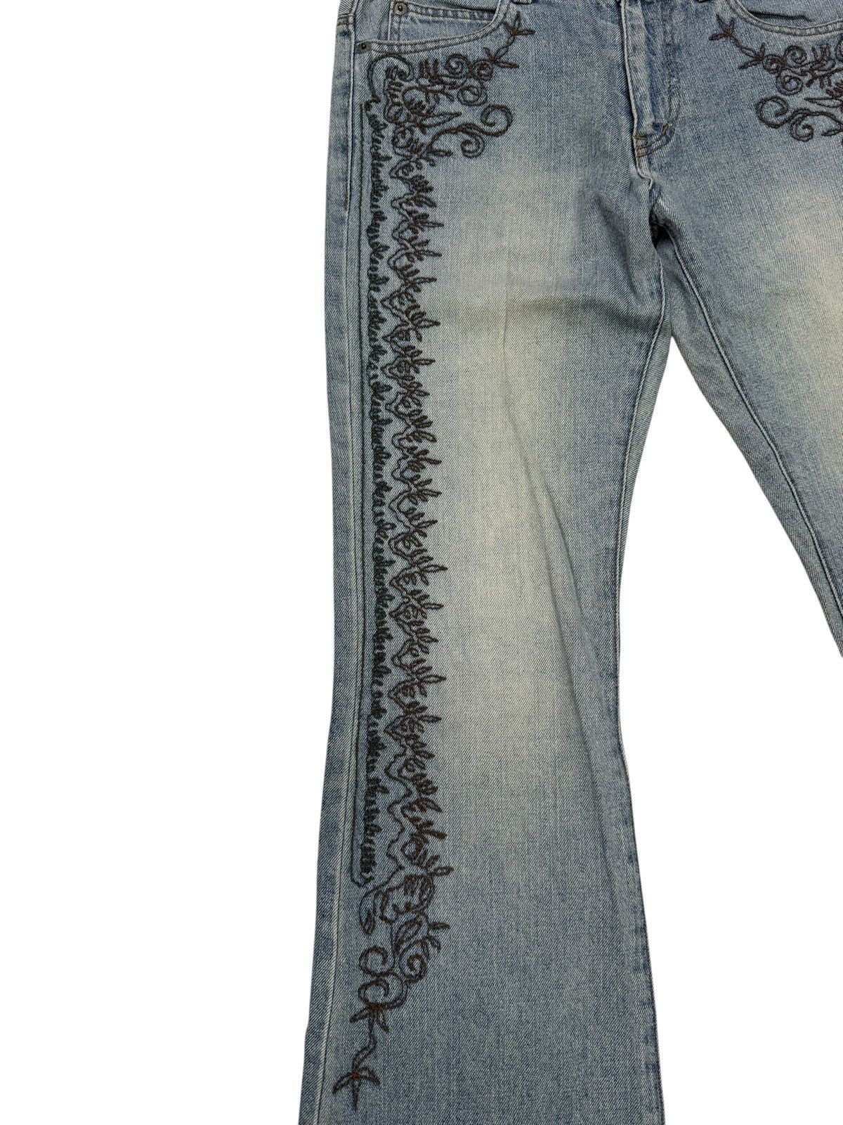 Morgan Homme Flared Jeans Japan Morgan Homme Faded Nice Design Denim Size US 29 - 8 Thumbnail