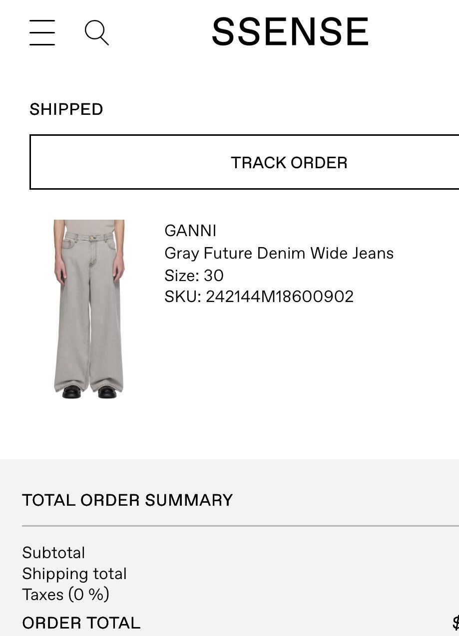 Ganni GANNI Gray Future Denim Wide Jeans Size 34" / US 12 / IT 48 - 3 Thumbnail
