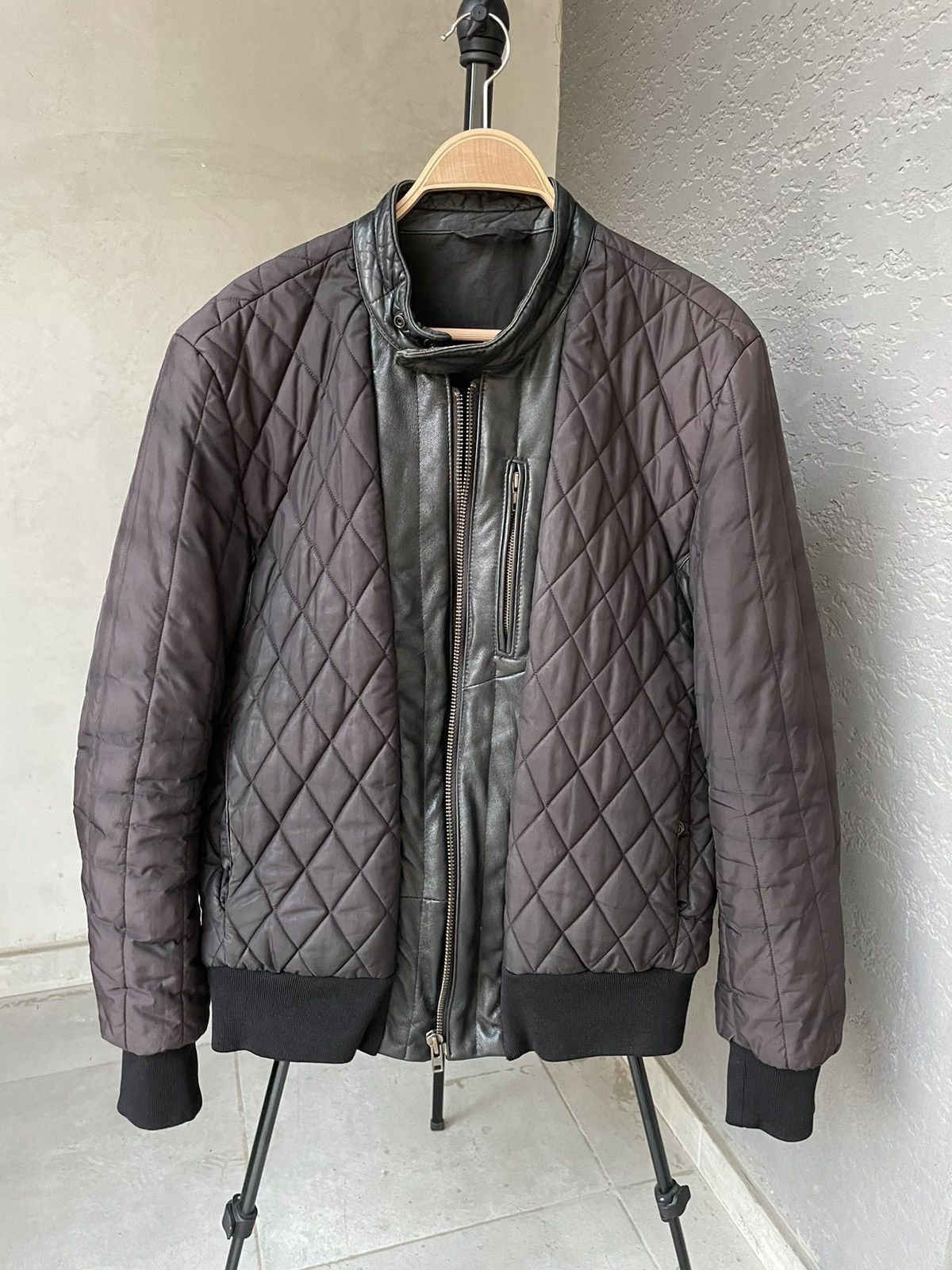 Maison Margiela Maison Martin Margiela leather trim bomber jacket Size US L / EU 52-54 / 3 - 2 Thumbnail