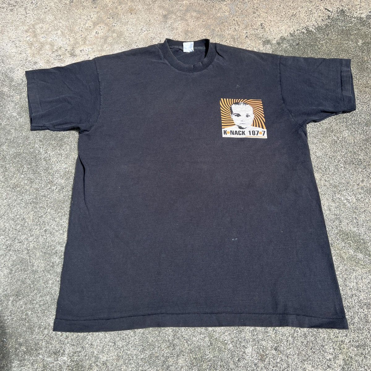 Band Tees Vintage 90s Psychobaby KNACK alternative rock radio Faded XL Size US XL / EU 56 / 4 - 5 Thumbnail