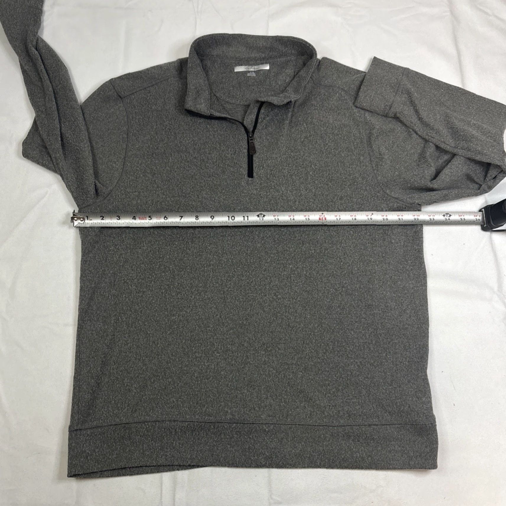 Vintage Greg Norman Sweatshirt Mens L Large Gray Half Zip Mock Neck Golf Cover Up Size US L / EU 52-54 / 3 - 4 Thumbnail