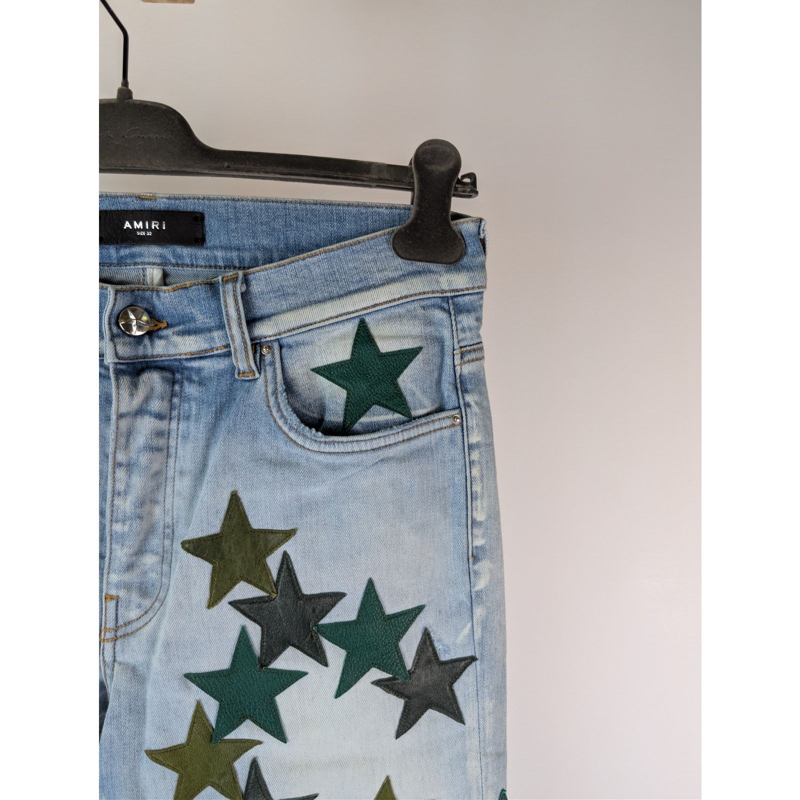 Amiri o1rshd1 Chemist Jean Denim Jeans in Light Indigo Size US 34 / EU 50 - 5 Thumbnail