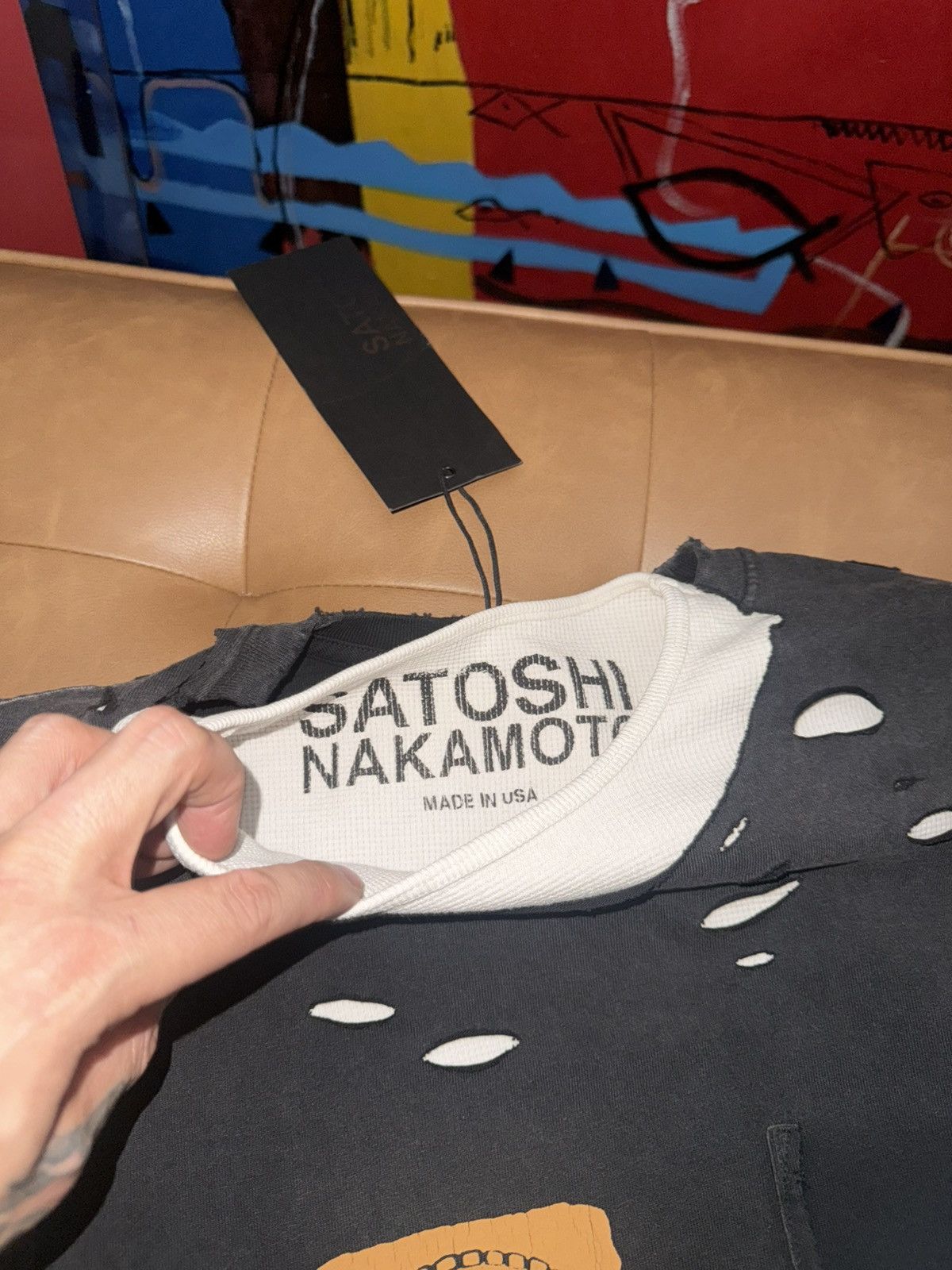 Satoshi Nakamoto Satoshi nakamoto double layered thermal logo shirt Size US XL / EU 56 / 4 - 4 Thumbnail