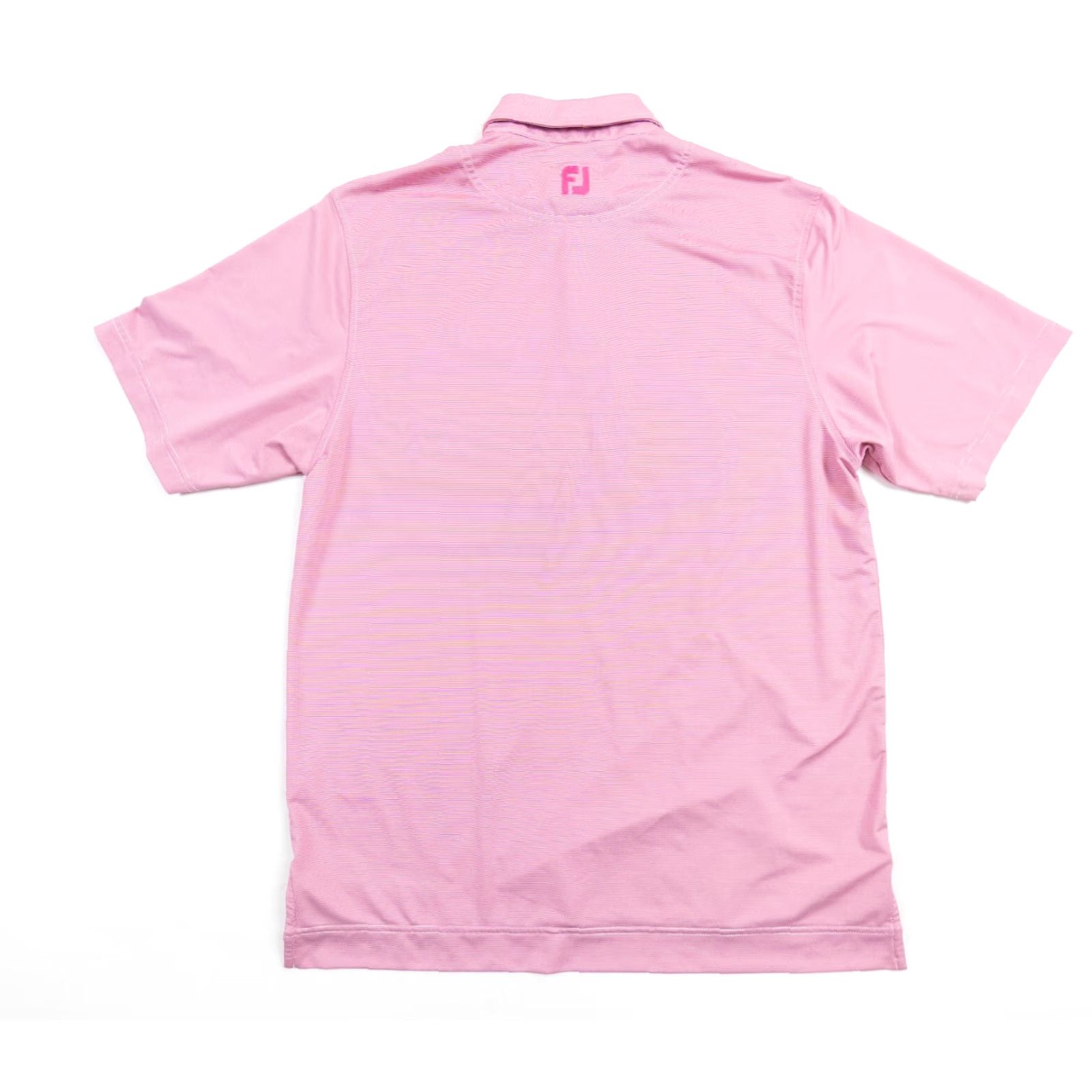 Footjoy FootJoy Men Polo Shirt M Pink Striped Short Sleeve Golf Casual Solid Color Logo Embroidered 2010s Mens Size US M / EU 48-50 / 2 - 7 Thumbnail