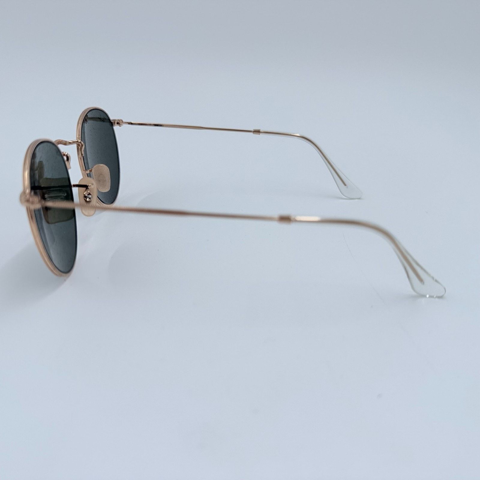 RayBan NEW Ray-Ban RB3447 Round Metal Arista Gold G-15 Green Size ONE SIZE - 3 Thumbnail