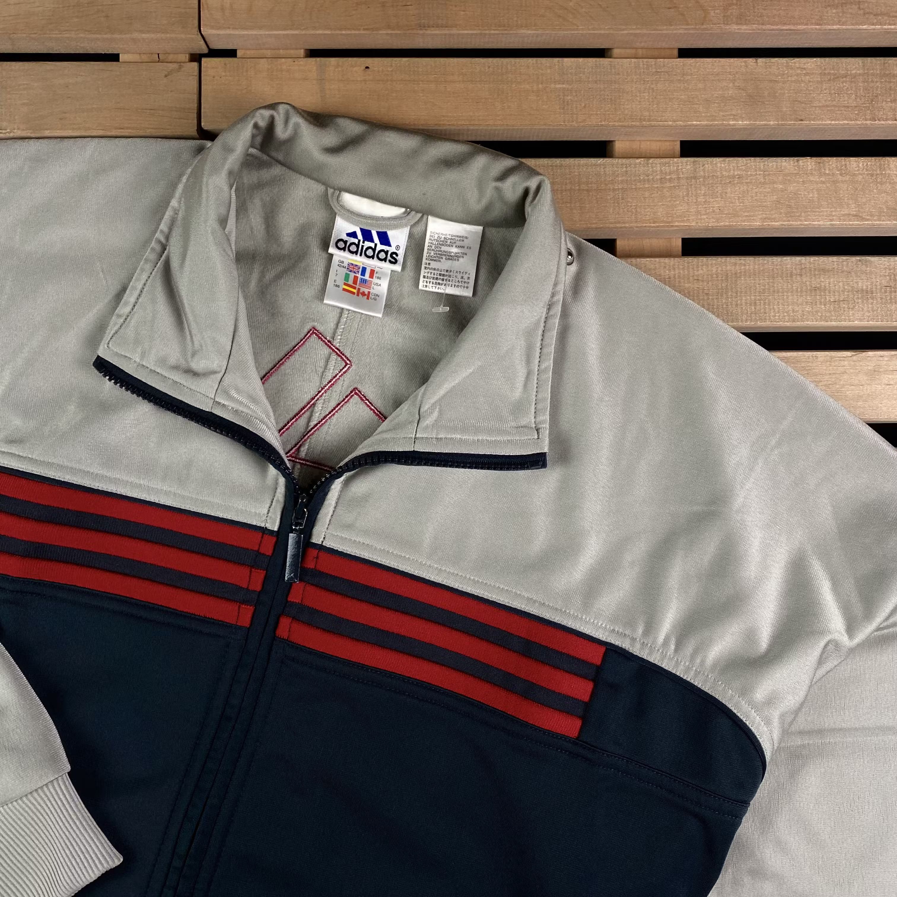 Adidas × Vintage Mens Adidas Vintage Track Jacket Size L Size US L / EU 52-54 / 3 - 2 Thumbnail