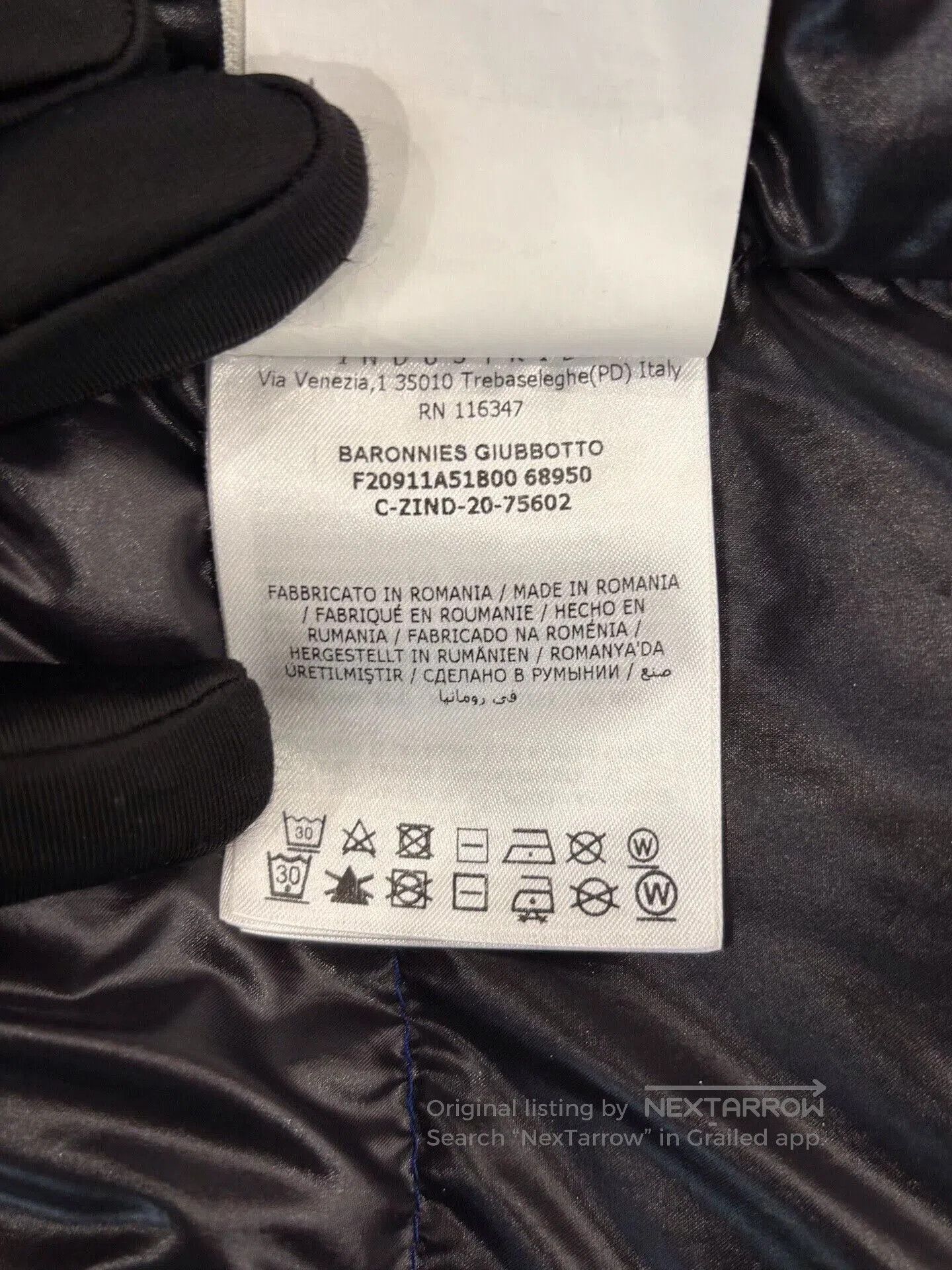 Moncler Moncler Men's Blue Embroidered Logo Down Jacket. Size US XXL / EU 58 / 5 - 7 Thumbnail