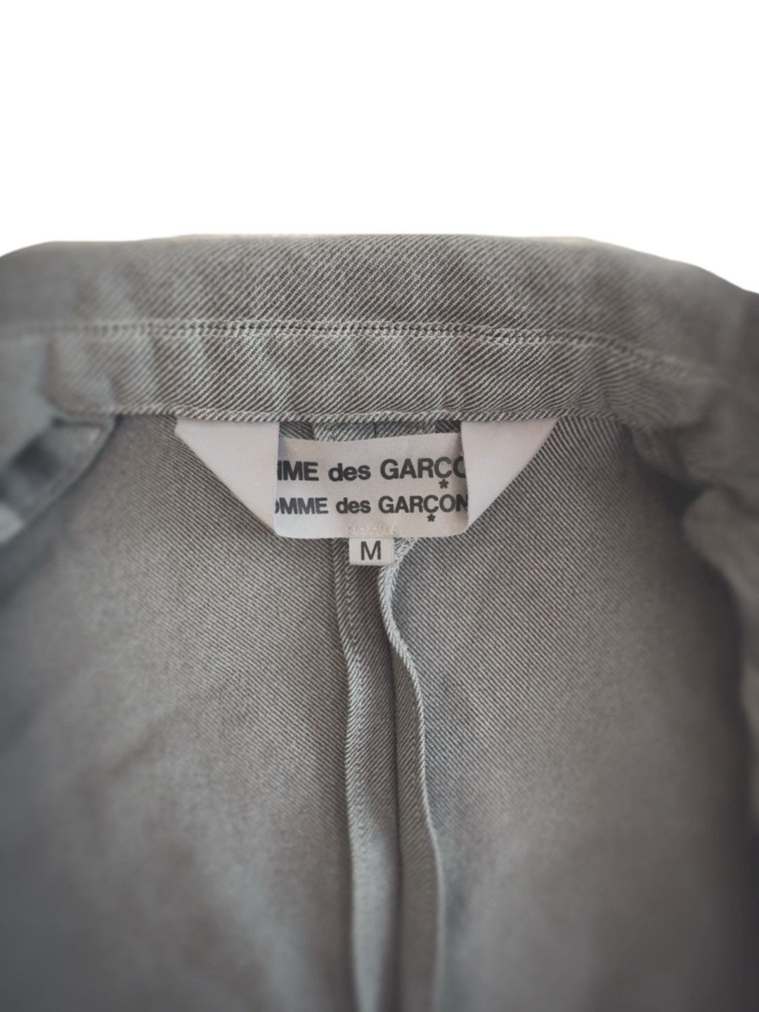 Comme des Garcons CDG Asymmetrical Zip Grey Jacket Size M / US 6-8 / IT 42-44 - 5 Thumbnail