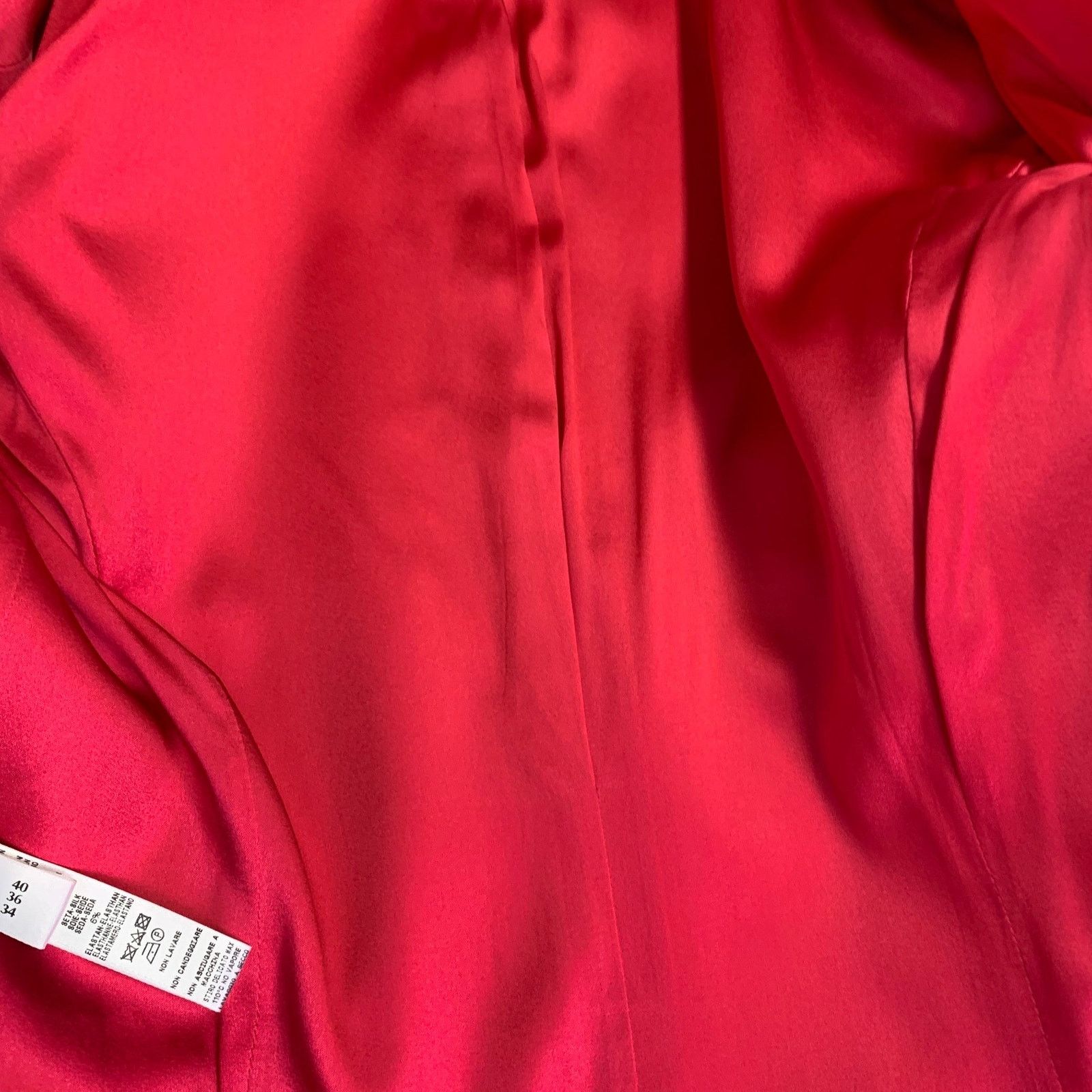 La Perla LA PERLA Size 4 Hot Pink Wool Blend Double Breasted Pantsuit Size 27" / US 4 / IT 40 - 9 Thumbnail