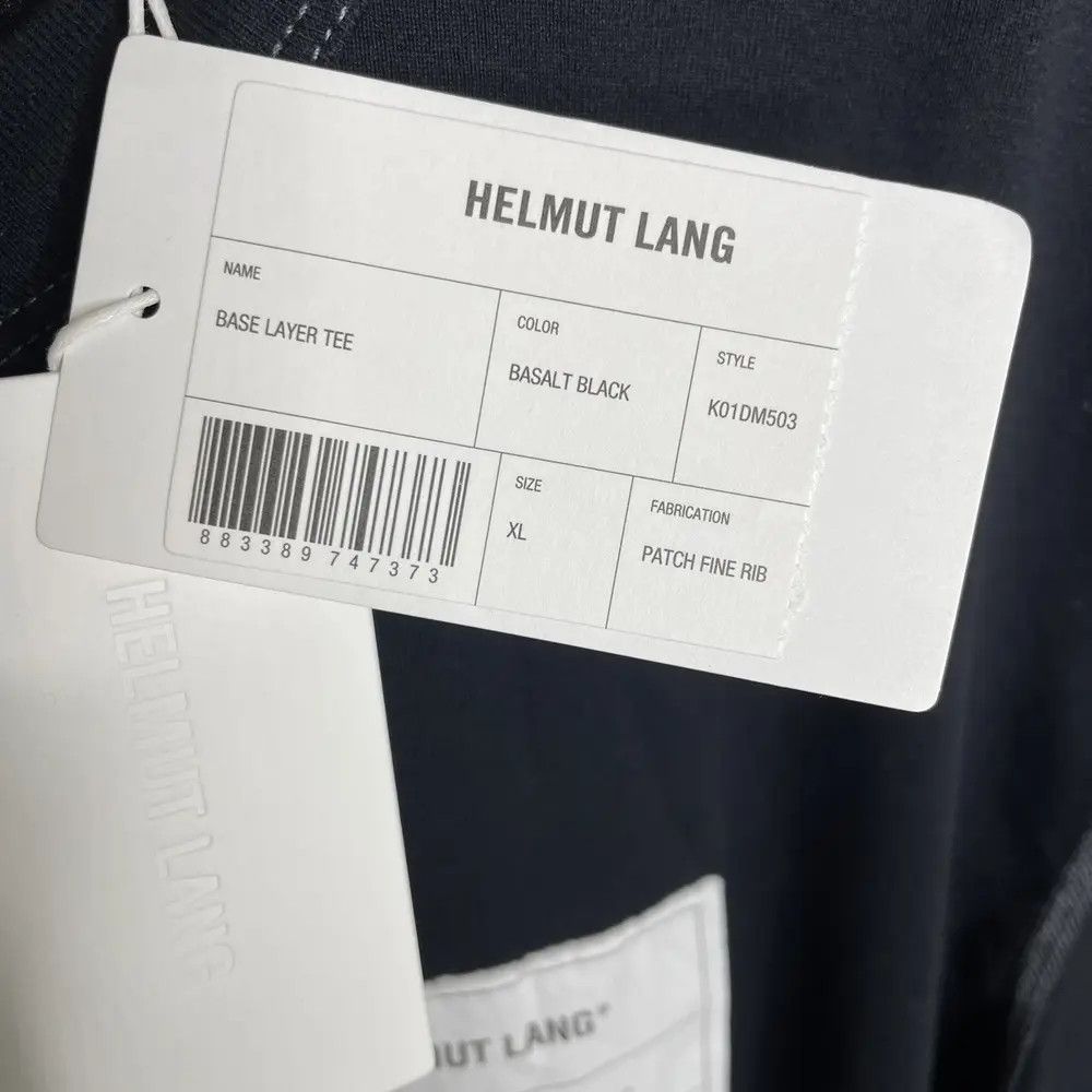 Our Legacy Helmut Lang - Logo Patch T-Shirt Cotton Size US XL / EU 56 / 4 - 4 Thumbnail