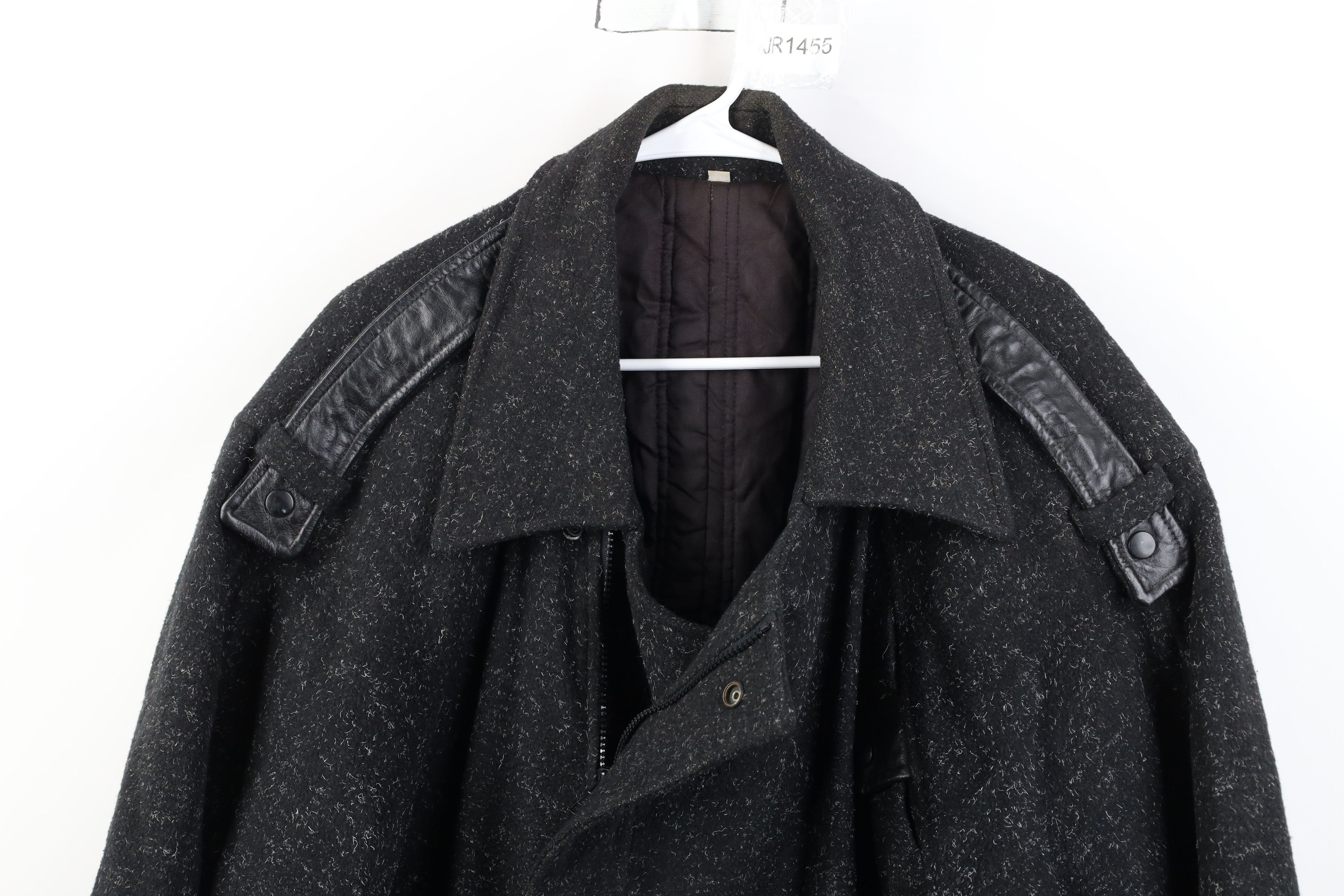 Vintage Vintage 90s Streetwear Wool Bomber Jacket Atomic Fleck Size US XXL / EU 58 / 5 - 2 Thumbnail