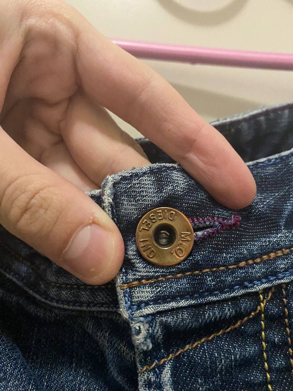 Diesel × Jean × Vintage Vintage diesel denim distressed jeans pants Size US 31 - 10 Thumbnail