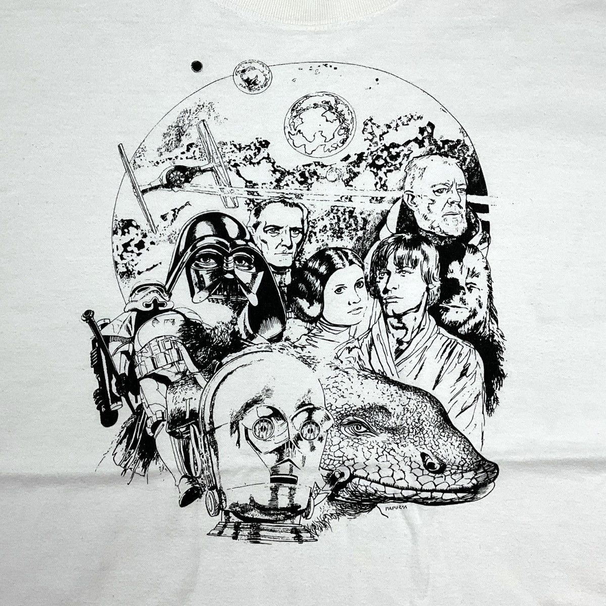 Star Wars Star Wars: Episode IV A New Hope Illustration Tee Size US L / EU 52-54 / 3 - 3 Thumbnail