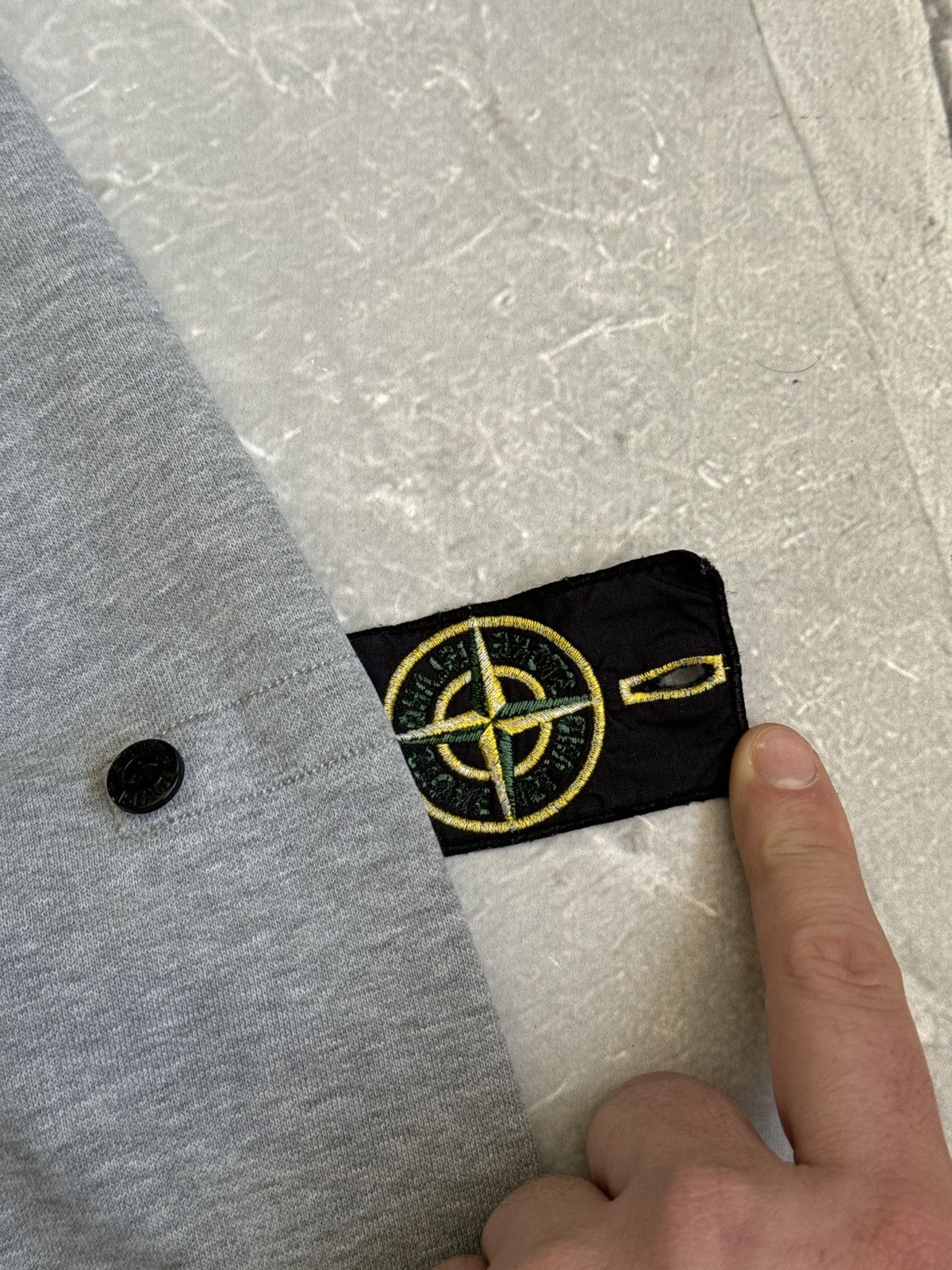 Stone Island Stone Island Grey Sweatshirt Crewneck Distressed Size US M / EU 48-50 / 2 - 13 Thumbnail
