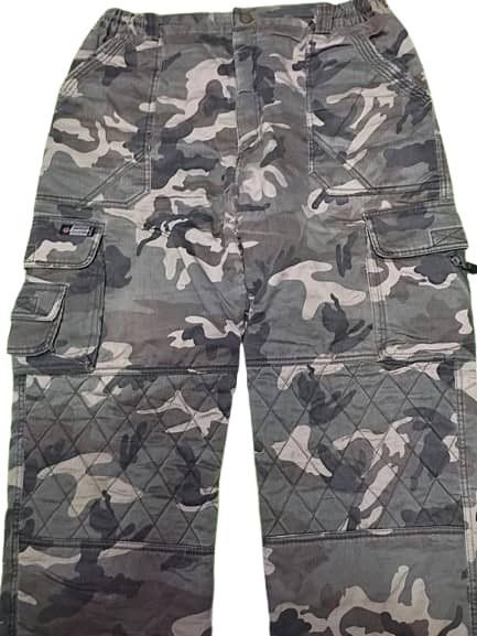 Vintage VINTAGE CAMOUFLAGE TACTICAL CARGO PANTS BAGGY DOUBLE LAYER Size US 34 / EU 50 - 2 Thumbnail