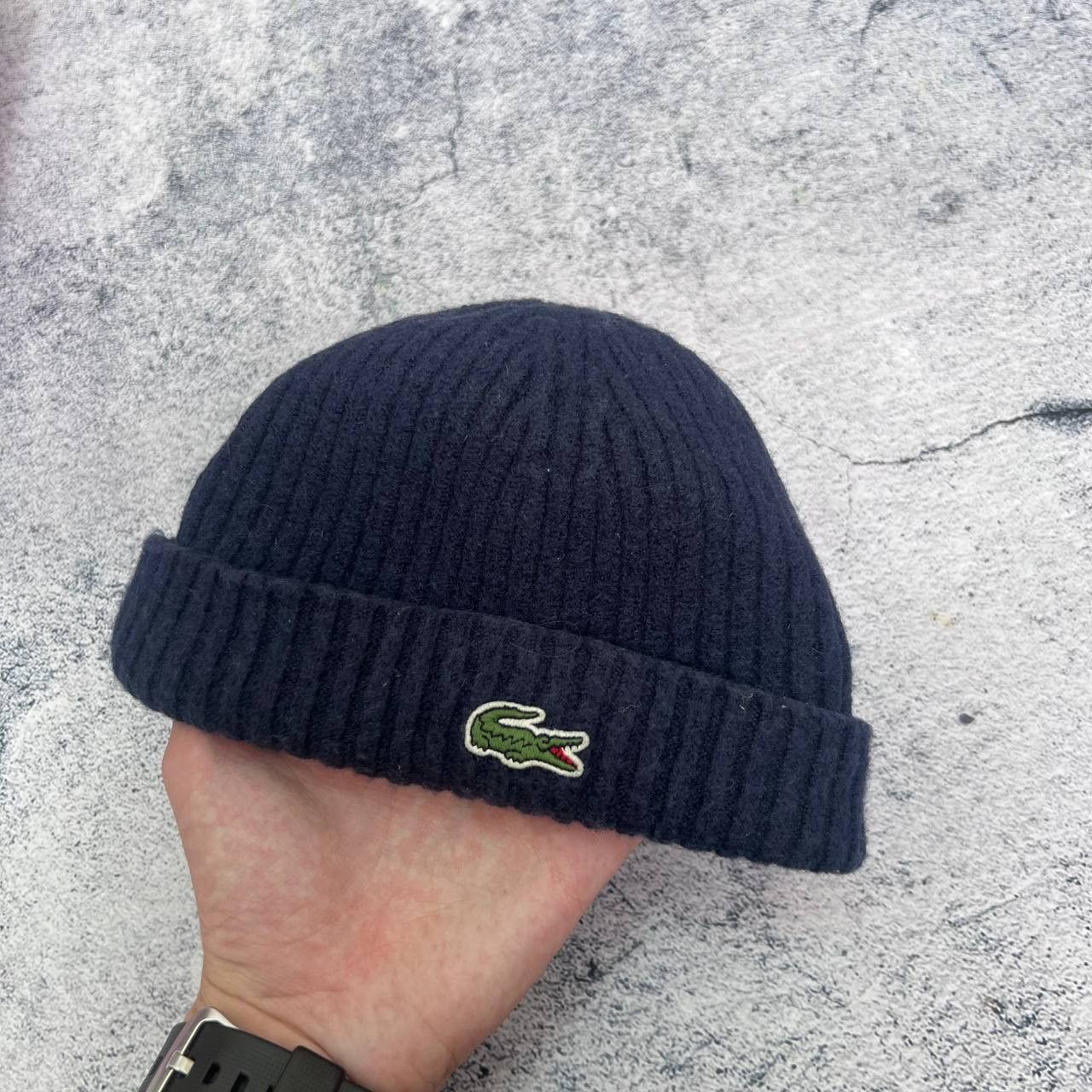 Lacoste Lacoste Unisex Ribbed Wool Beanie Size ONE SIZE - 1 Thumbnail