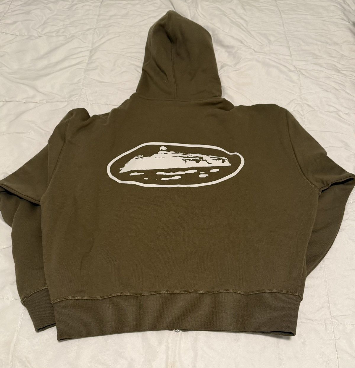 Corteiz Corteiz Island Puff Print Tracksuit Sweatsuit Olive Size M Size US M / EU 48-50 / 2 - 3 Thumbnail