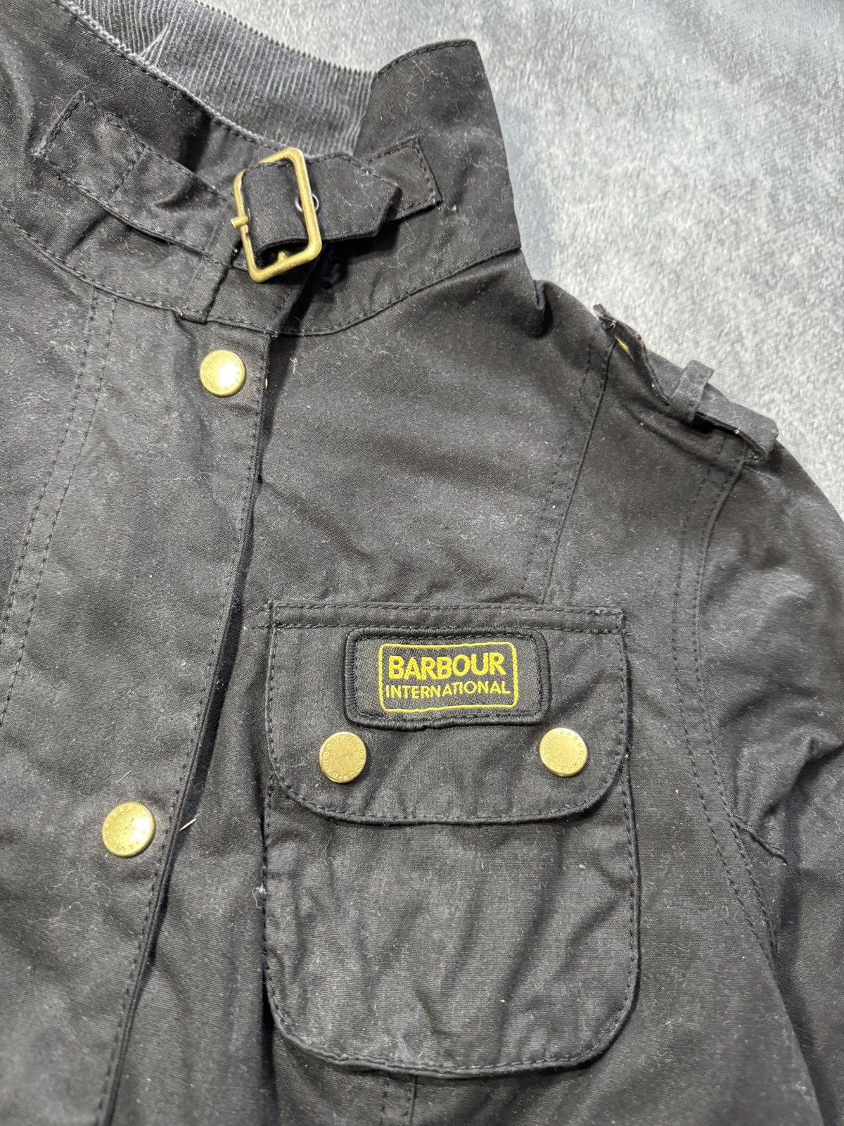 Barbour Barbour belted Wax Jacket Size 40 LWX00038K51 Size L / US 10 / IT 46 - 5 Thumbnail