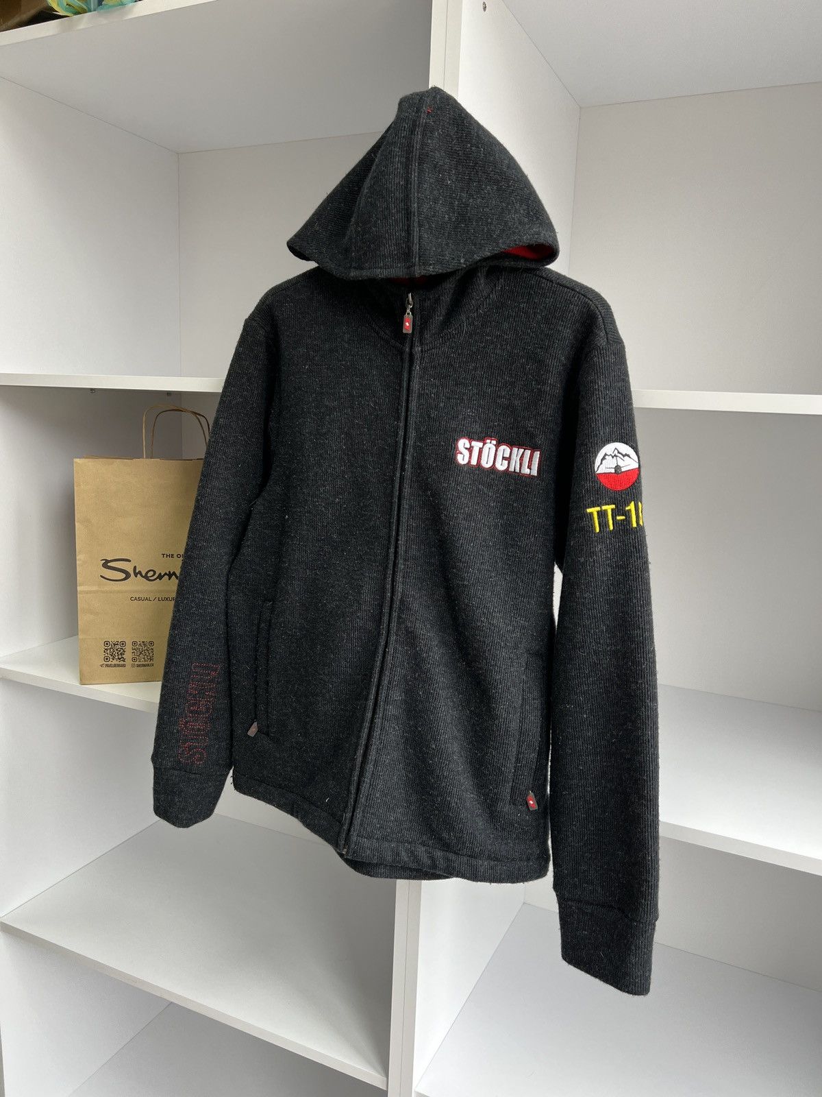Designer × Vintage Vintage Stockli zip hoodie Size US S / EU 44-46 / 1 - 4 Thumbnail
