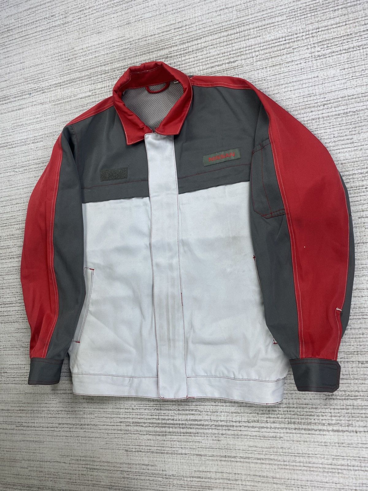 Designer × Japanese Brand × Vintage Vintage Nissan Genuine Retro Colour JDM Workwear Jacket Size US M / EU 48-50 / 2 - 6 Thumbnail