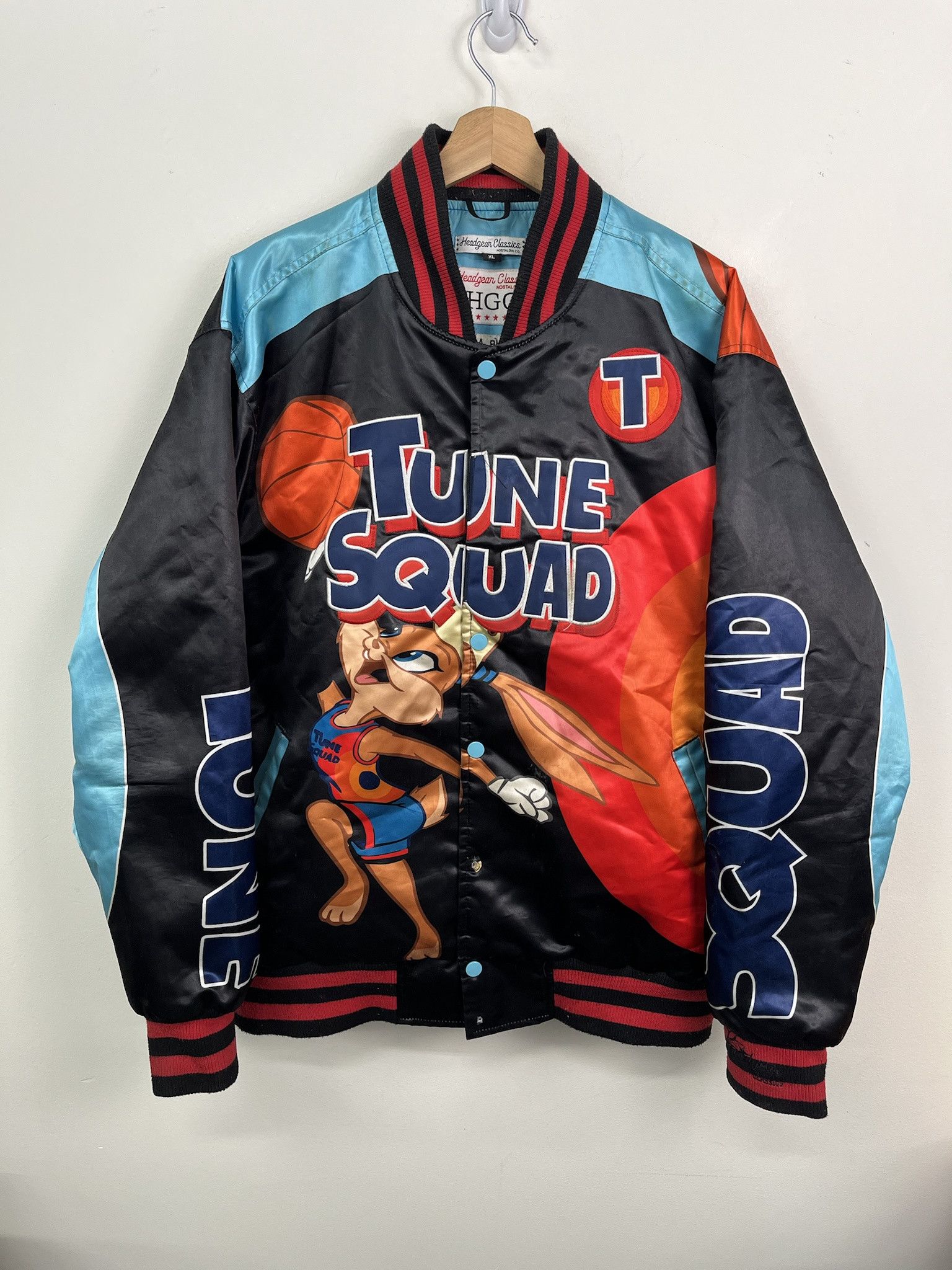 Jam × Vintage Vintage Lola Bunny Space Jam Tune Squad Headgear Classics Satin Jacket Size XL Size US XL / EU 56 / 4 - 1 Thumbnail