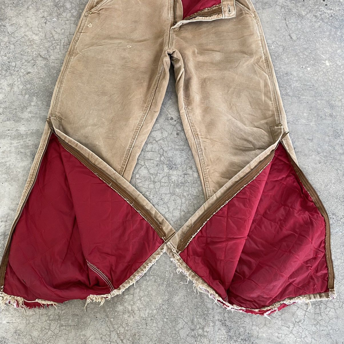 Carhartt VTG Carhartt Insolation Lined Faded Tan Workwear Pants Size US 33 - 23 Thumbnail