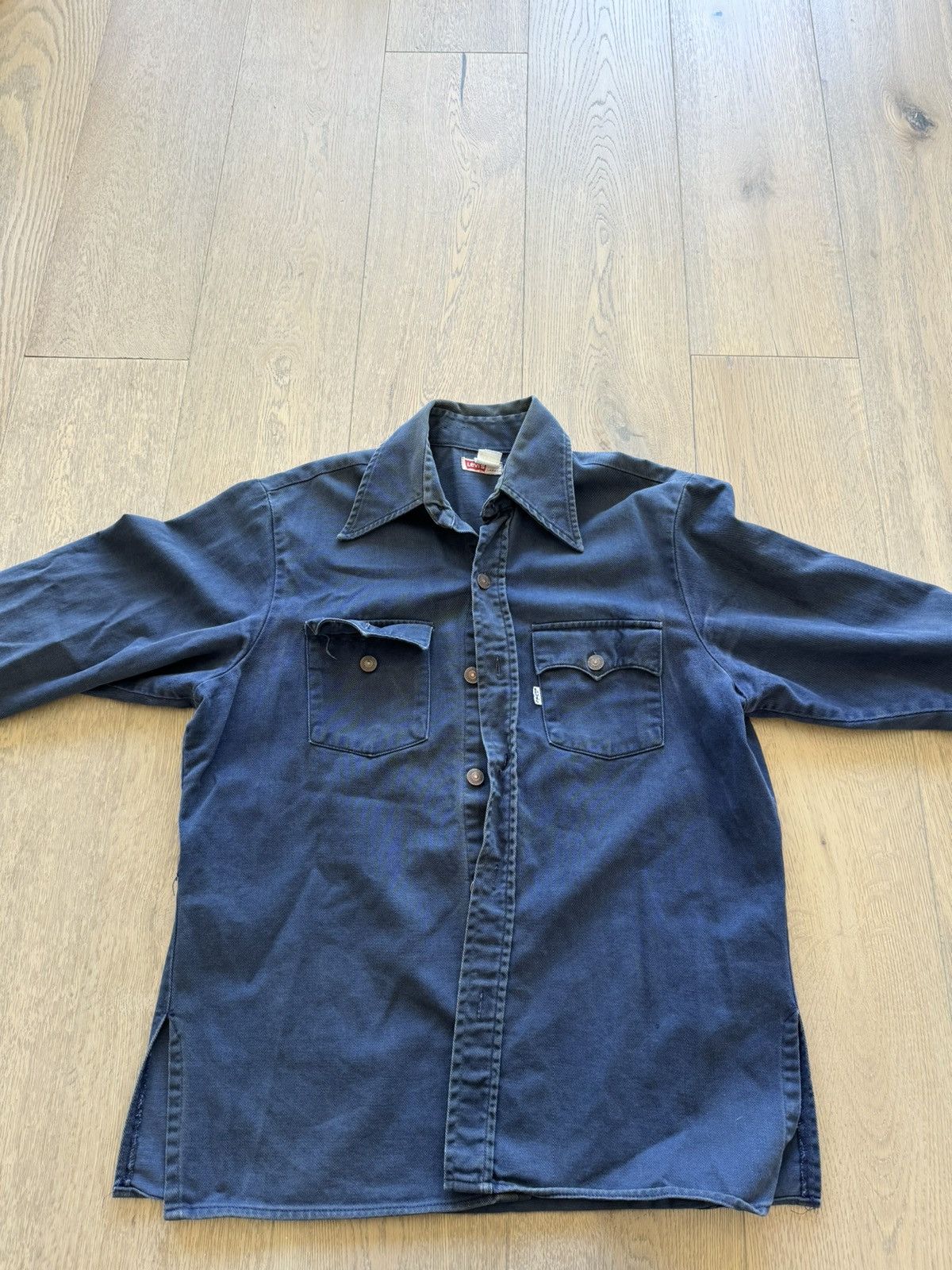 image of Levis x Levis Vintage Clothing Vintage Levi’S Denim Jacket Made In Usa in Blue, Men's (Size Large)