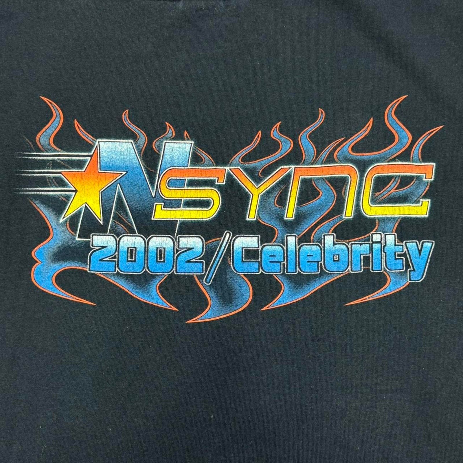 Anvil × Vintage VINTAGE Y2K NSYNC 2002 CELEBRITY TOUR MERCH TEE: Size US XL / EU 56 / 4 - 7 Thumbnail