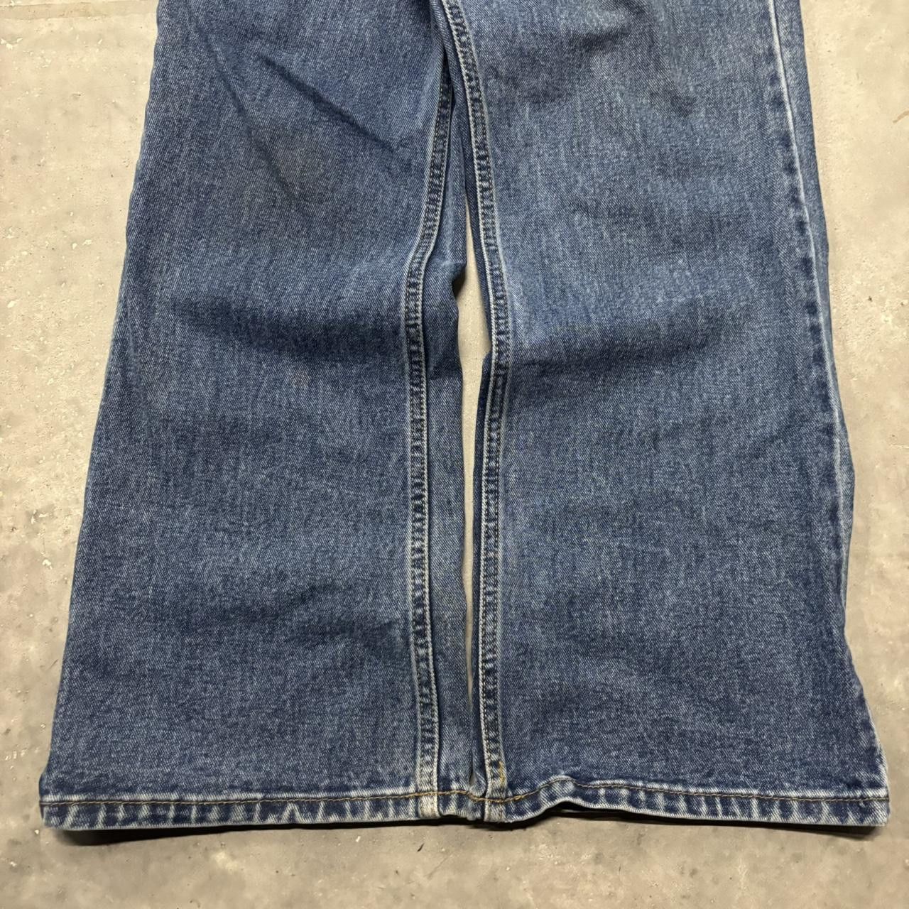 Japanese Brand × Vintage Crazy Vintage Y2K/2000s Medium Wash Bootcut Essential Denim Jeans! Size US 33 - 6 Thumbnail